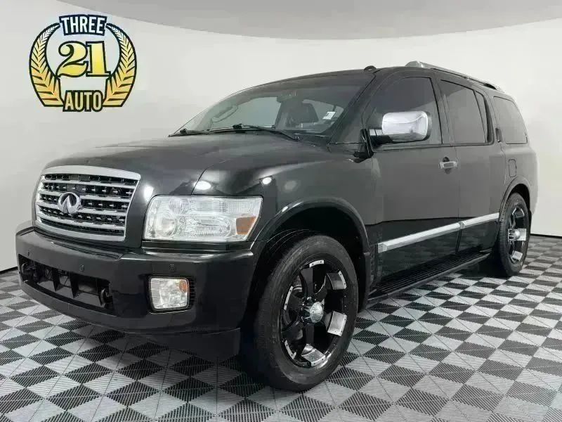 Black 2009 INFINITI QX56 SUV / Crossover Four-Wheel Drive Automatic