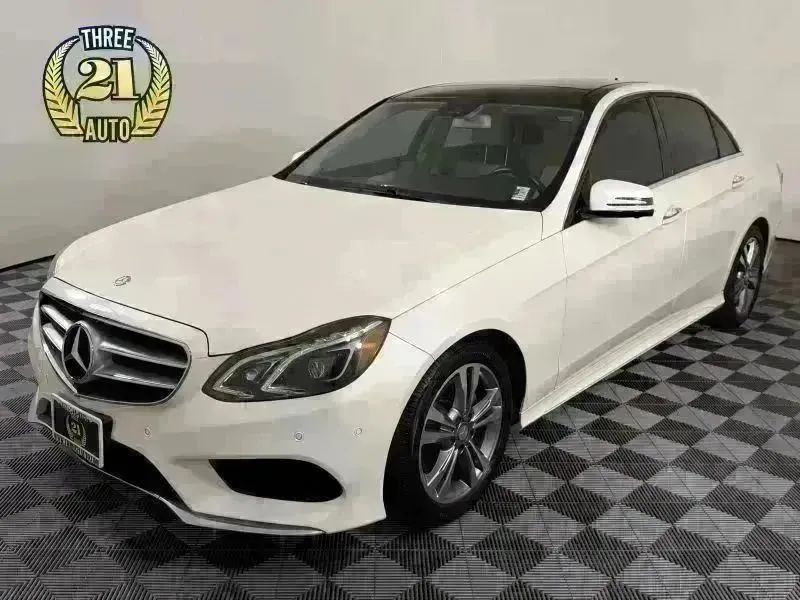 White 2014 Mercedes-Benz E-Class Sedan All-Wheel Drive Automatic