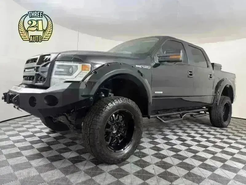 Tuxedo Black Metallic 2014 Ford F-150 Pickup Truck Four-Wheel Drive Automatic