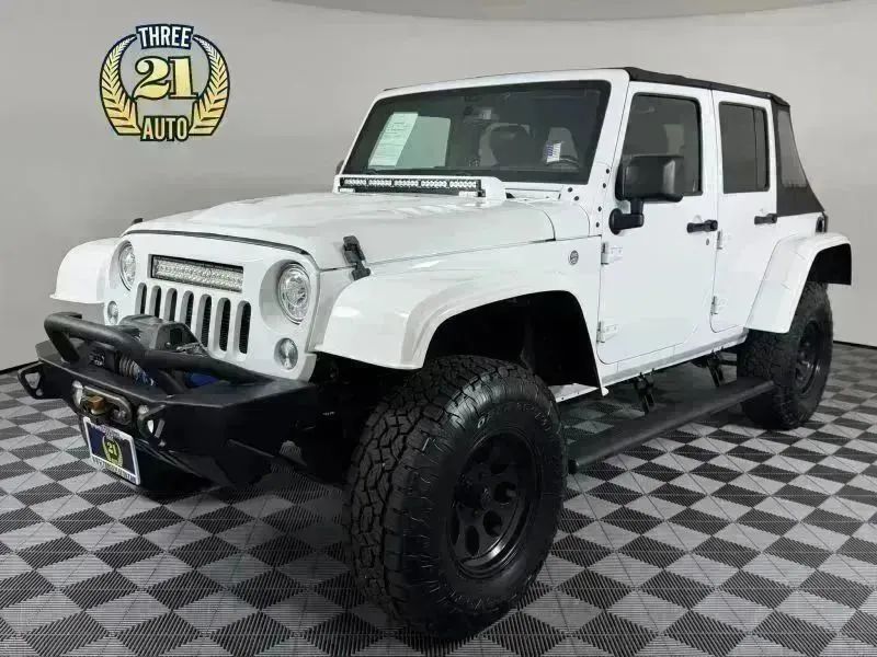 Bright White Clear Coat 2018 Jeep Wrangler SUV / Crossover Four-Wheel Drive Automatic
