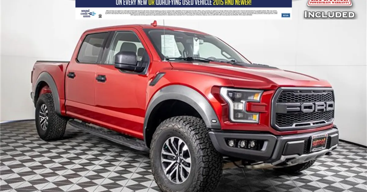 2020 Ford F-150 Raptor SuperCrew - Sunset Auto Family