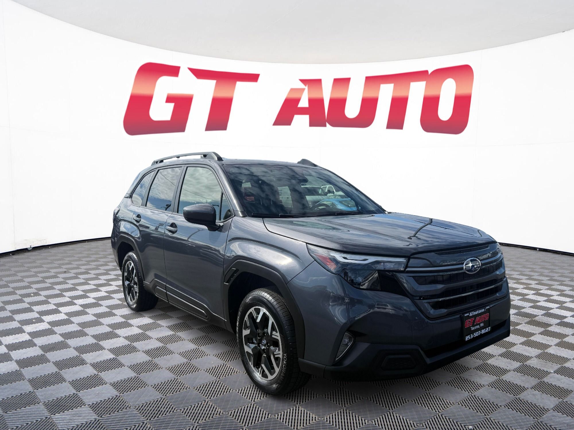 Magnetite Gray Metallic 2025 Subaru Forester Premium Crossover AWD SUV / Crossover All-Wheel Drive Continuously Variable Transmission