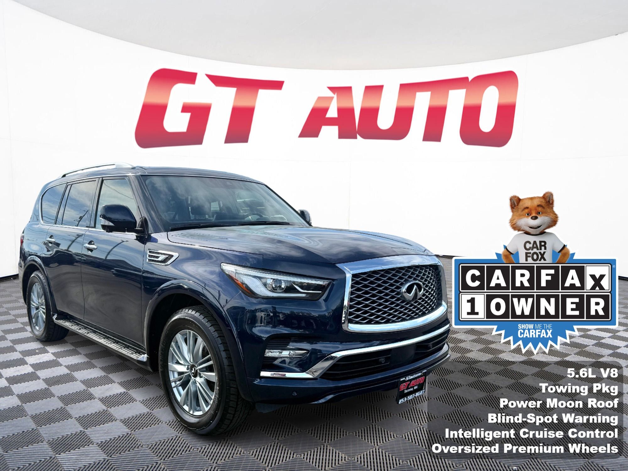 Hermosa Blue 2024 INFINITI QX80 SUV / Crossover All-Wheel Drive Automatic