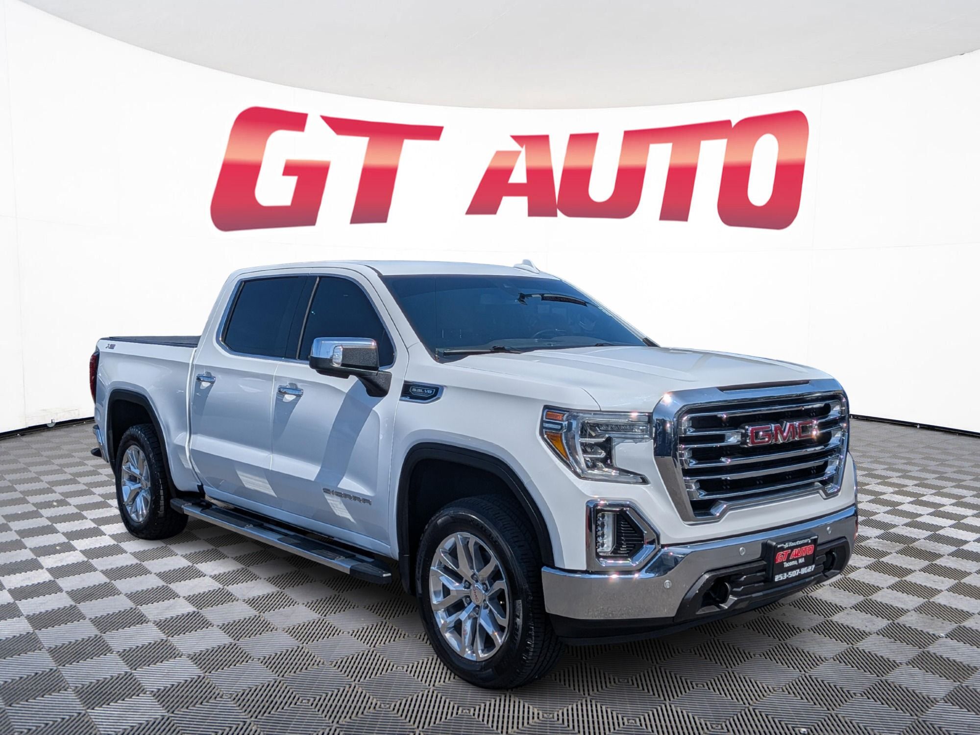 Summit White 2019 GMC Sierra 1500 Pickup Truck Four-Wheel Drive Automatic