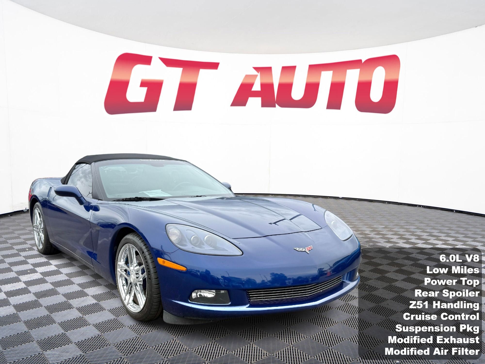 Blue 2006 Chevrolet Corvette Convertible Rear-Wheel Drive Automatic