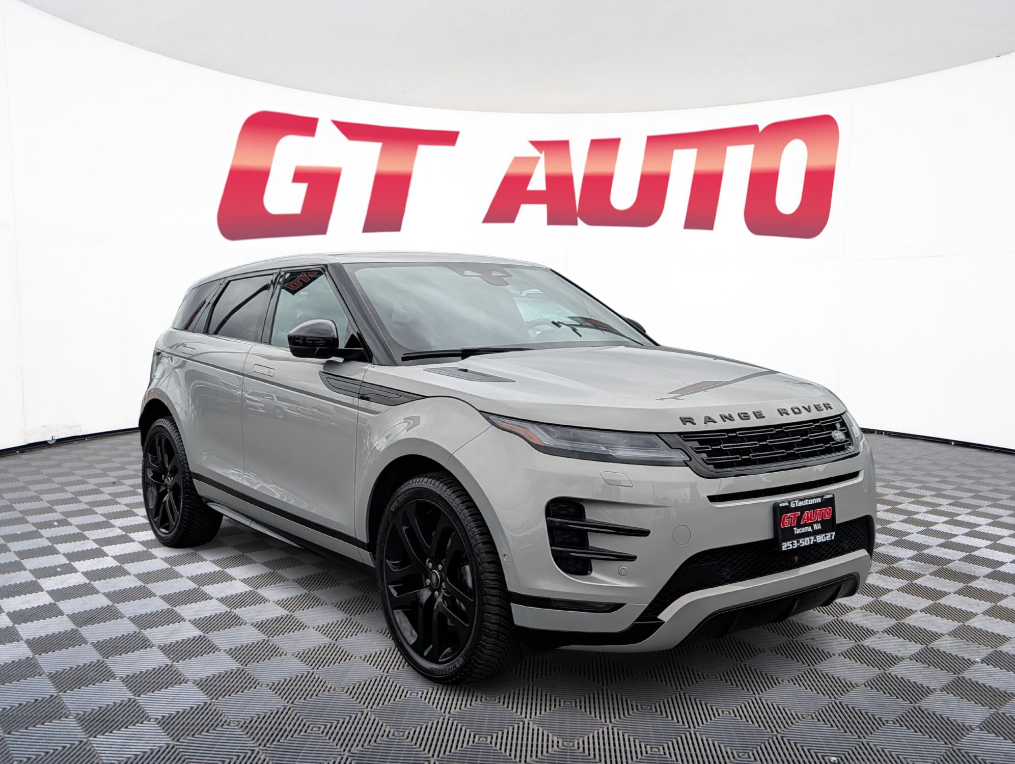 Matte Silver 2024 Land Rover Range Rover Evoque SUV / Crossover All-Wheel Drive Automatic
