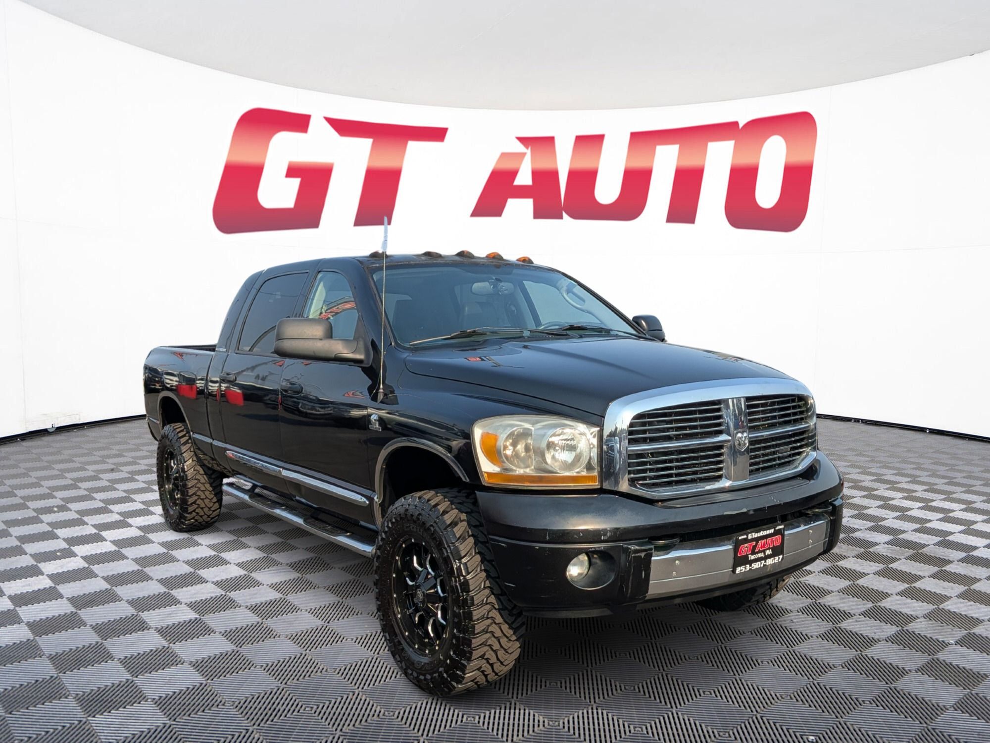 Black 2006 Dodge RAM 2500 Pickup Truck Four-Wheel Drive Automatic