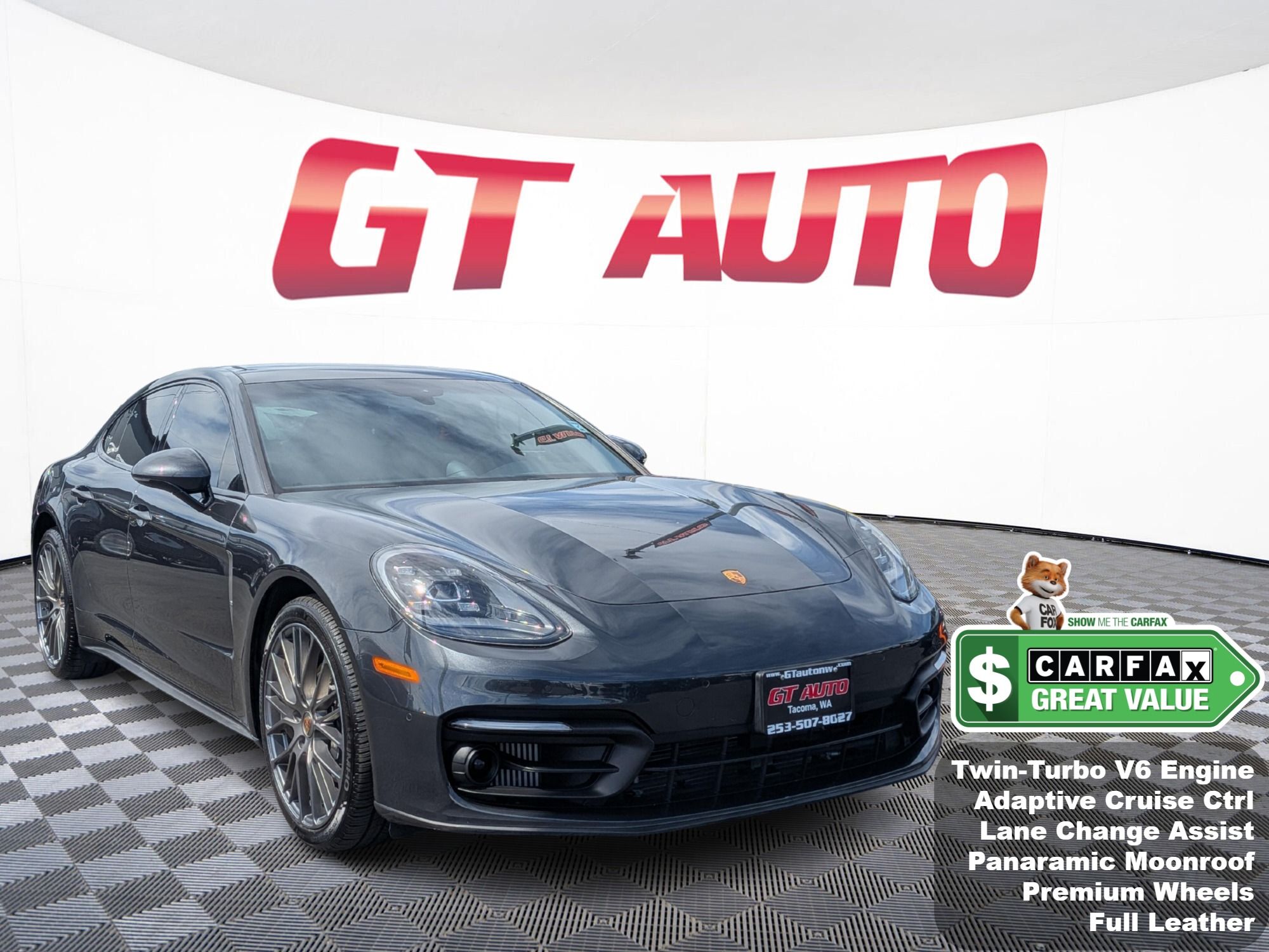 Black 2023 Porsche Panamera Sedan Rear-Wheel Drive Automatic