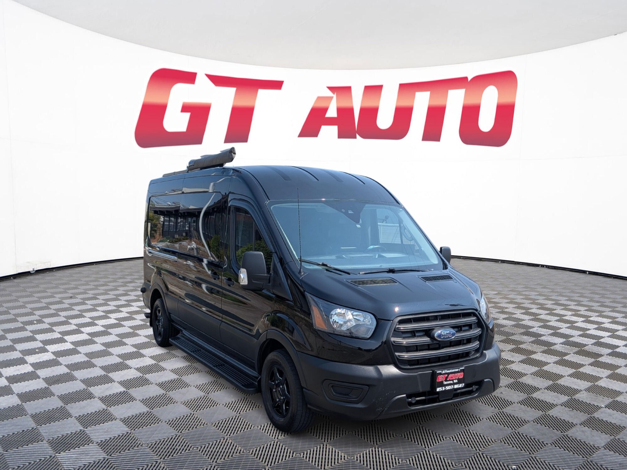 Agate Black 2020 Ford Transit Cargo Van Rear-Wheel Drive Automatic