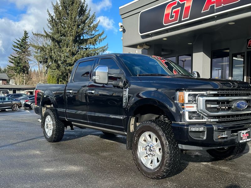 2021 Ford F-350 Super Duty Platinum Pickup 4D 6 3/4 ft Crew Cab Upper Image 1