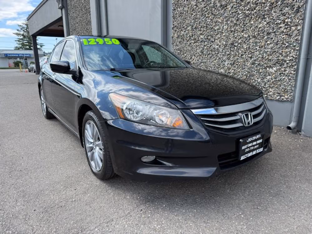 2012 Honda Accord EX-L Sedan 4D Image 4