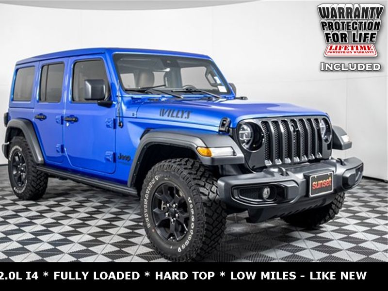 2021 Jeep Wrangler Unlimited Willys Upper Image 1