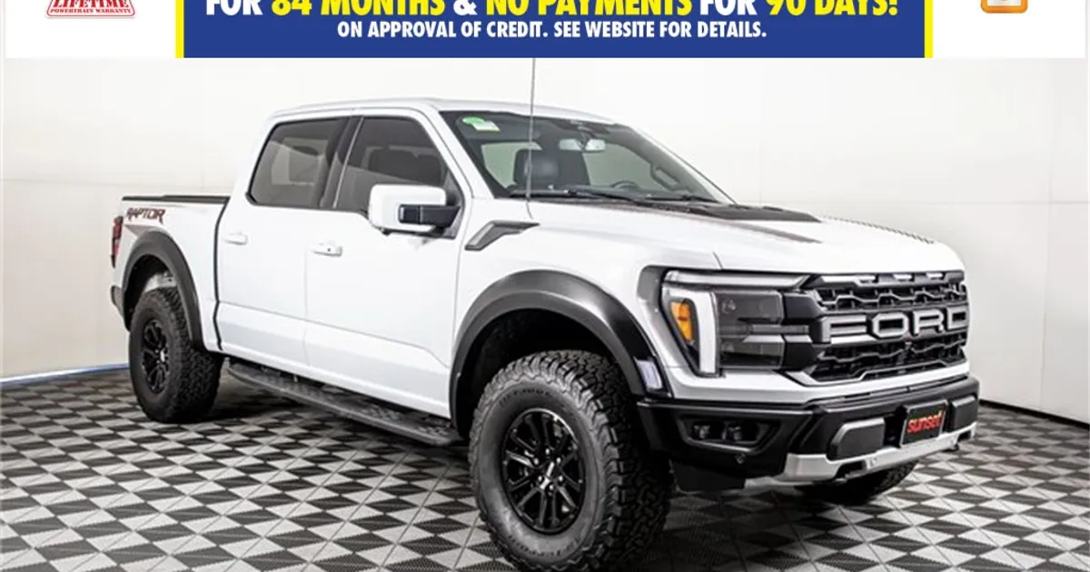 2025 Ford F-150 Raptor SuperCrew - Sunset Auto Family
