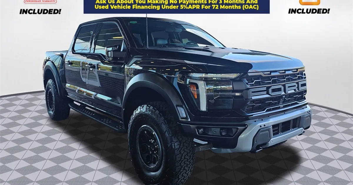 2025 Ford F-150 Raptor SuperCrew - Sunset Auto Family