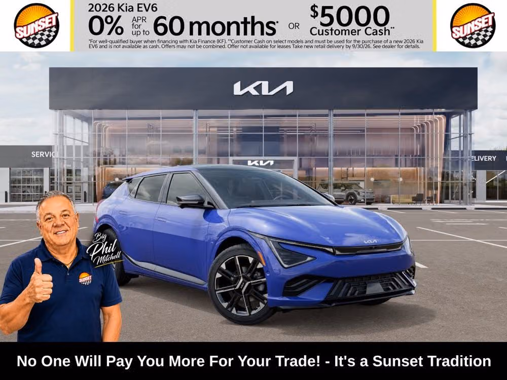 2026 Kia EV6 GT-Line Crossover Image 1