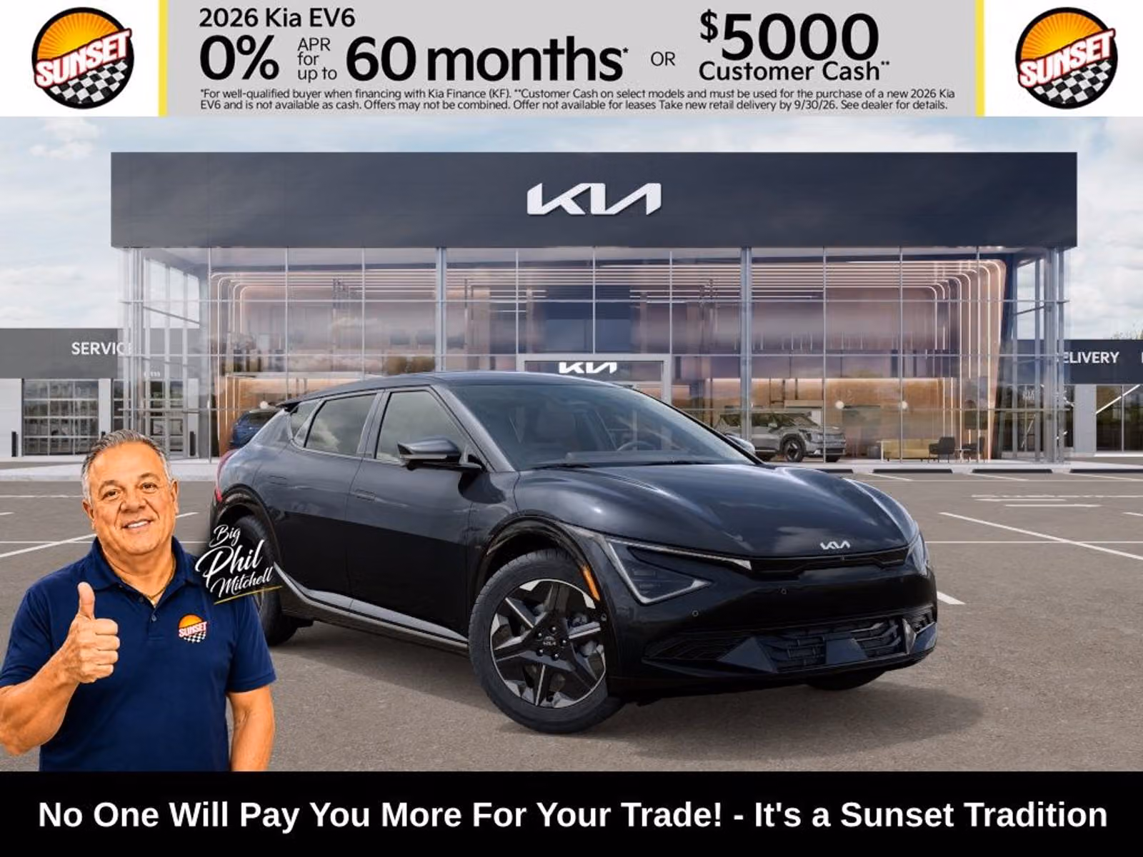 2026 Kia EV6 Wind Crossover Upper Image 1