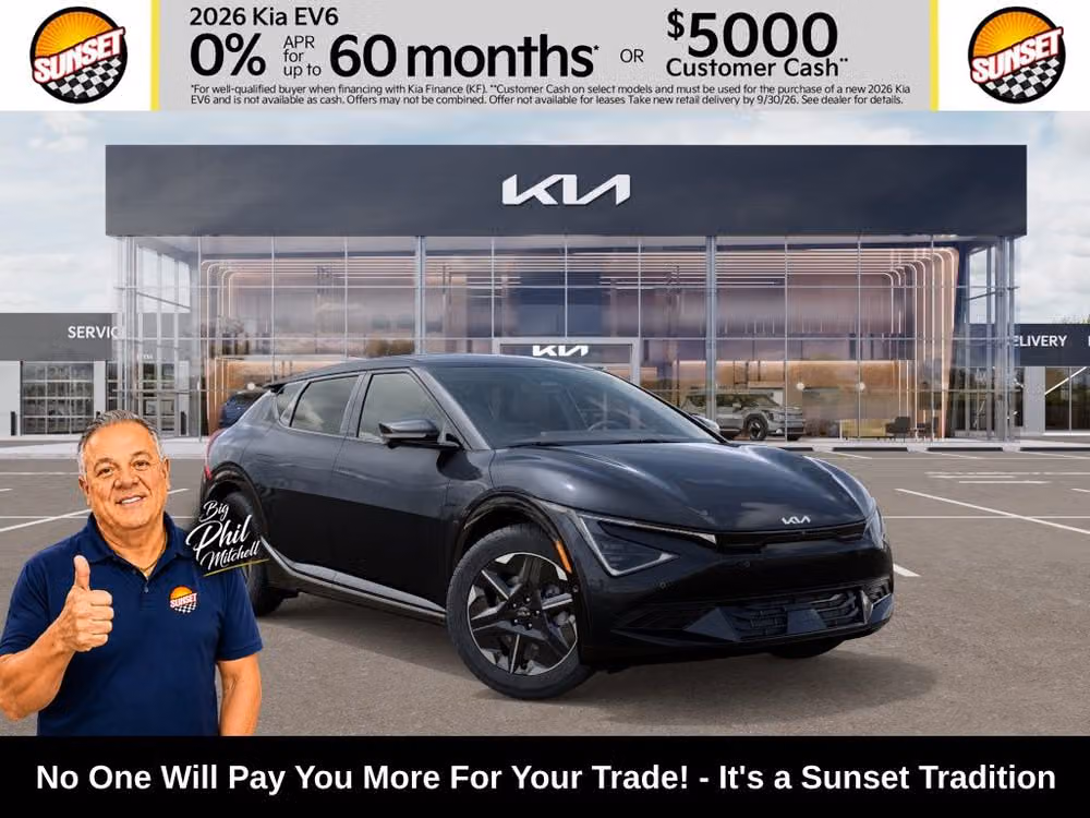 2026 Kia EV6 Wind Crossover Image 1