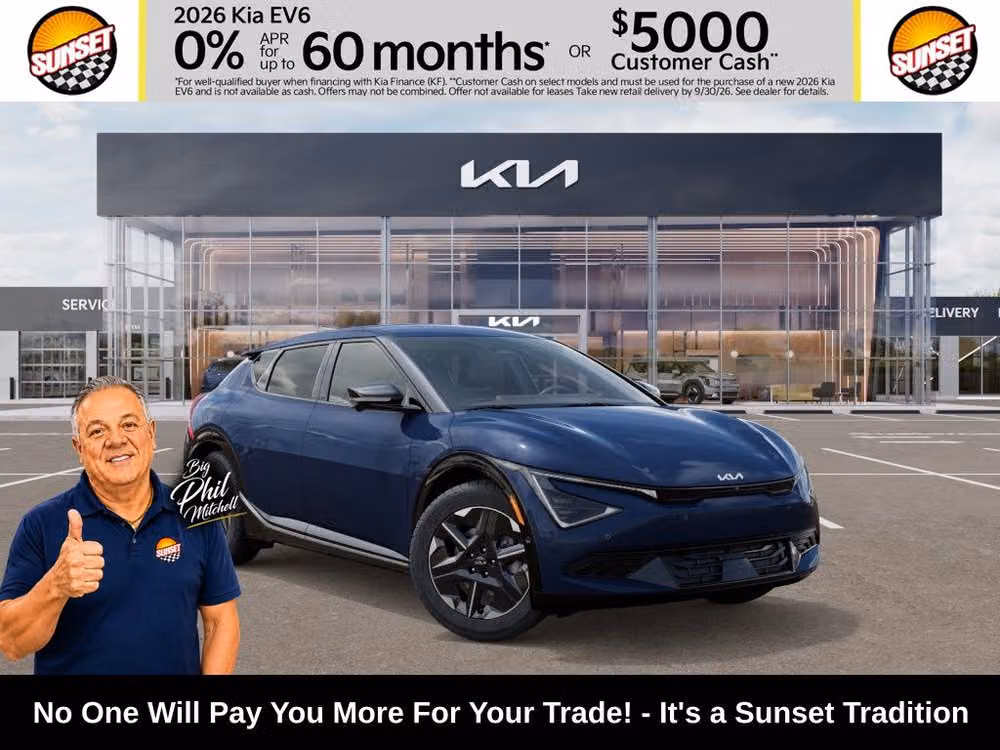 2026 Kia EV6 Wind Crossover Image 1