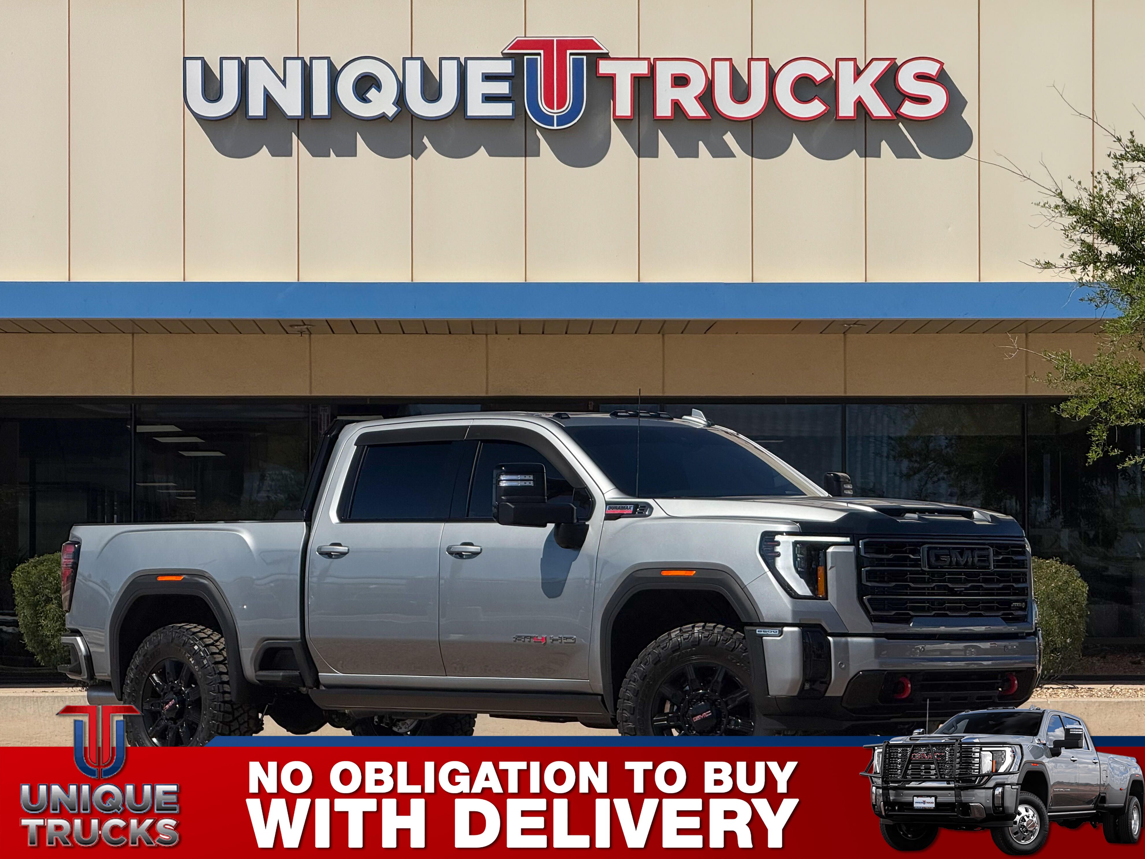 Sterling Metallic 2026 GMC Sierra 2500HD AT4 Crew Cab 4WD Pickup Truck Four-Wheel Drive Automatic