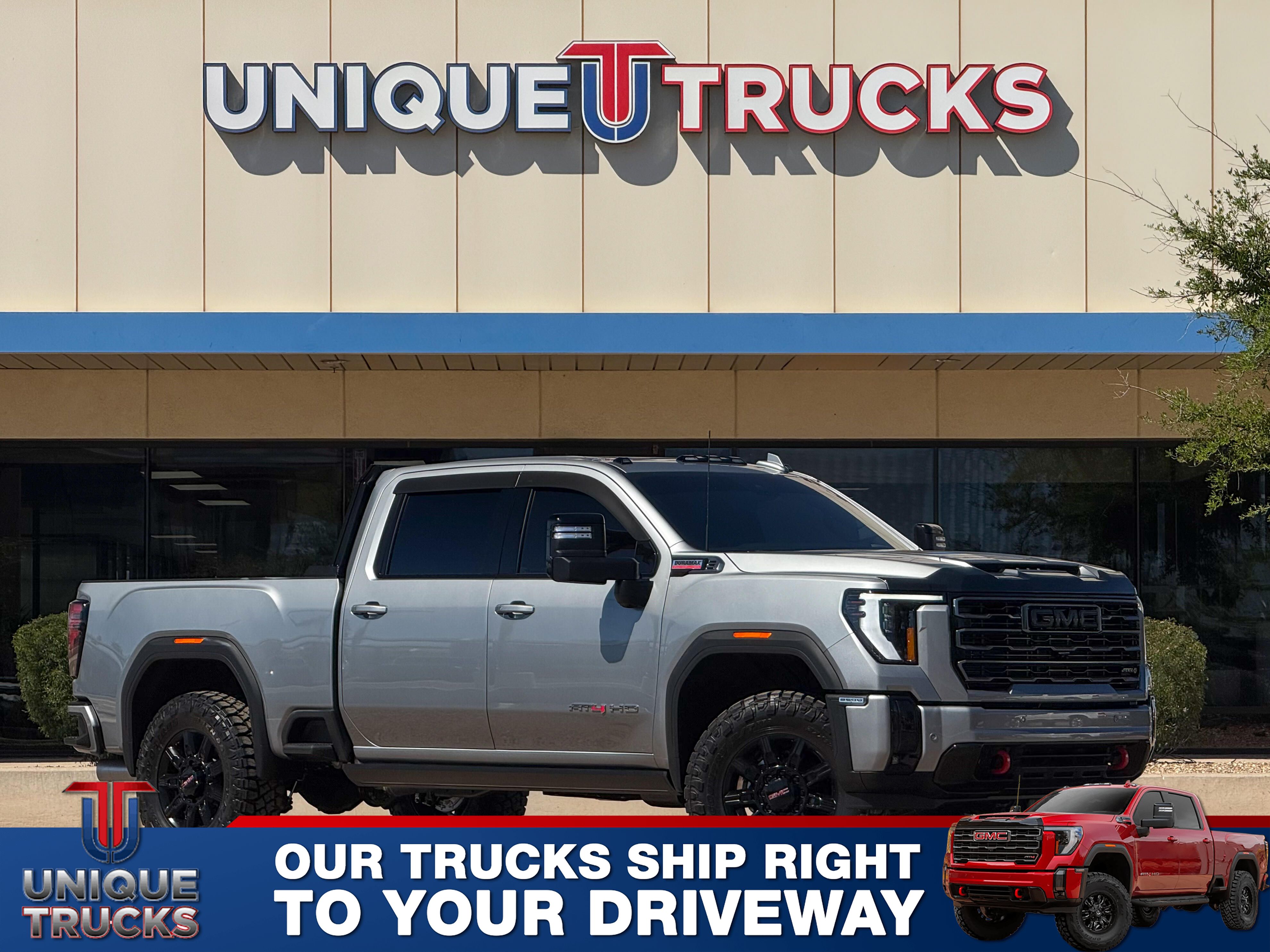 Sterling Metallic 2026 GMC Sierra 2500HD AT4 Crew Cab 4WD Pickup Truck Four-Wheel Drive Automatic