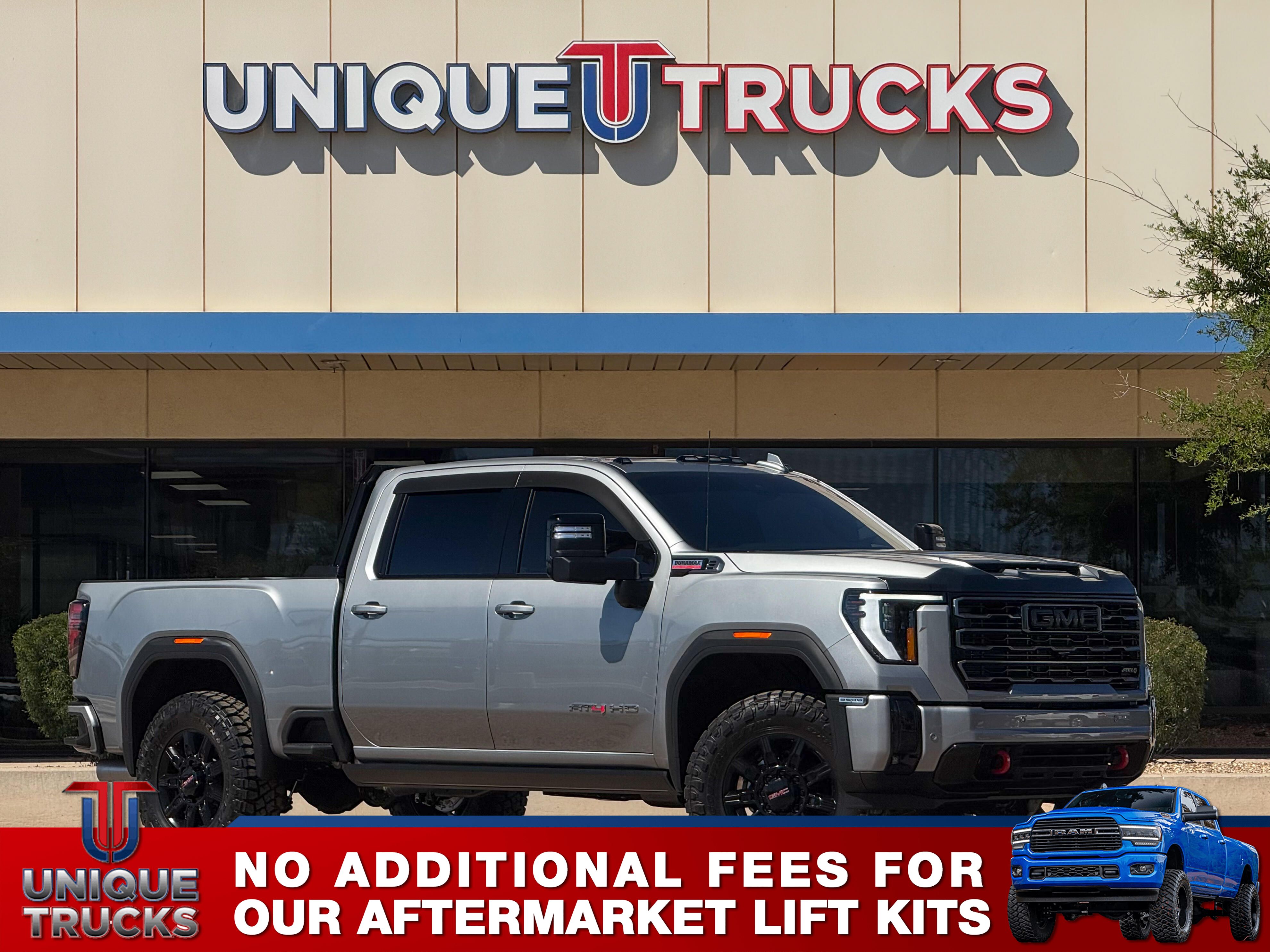 Sterling Metallic 2026 GMC Sierra 2500HD AT4 Crew Cab 4WD Pickup Truck Four-Wheel Drive Automatic