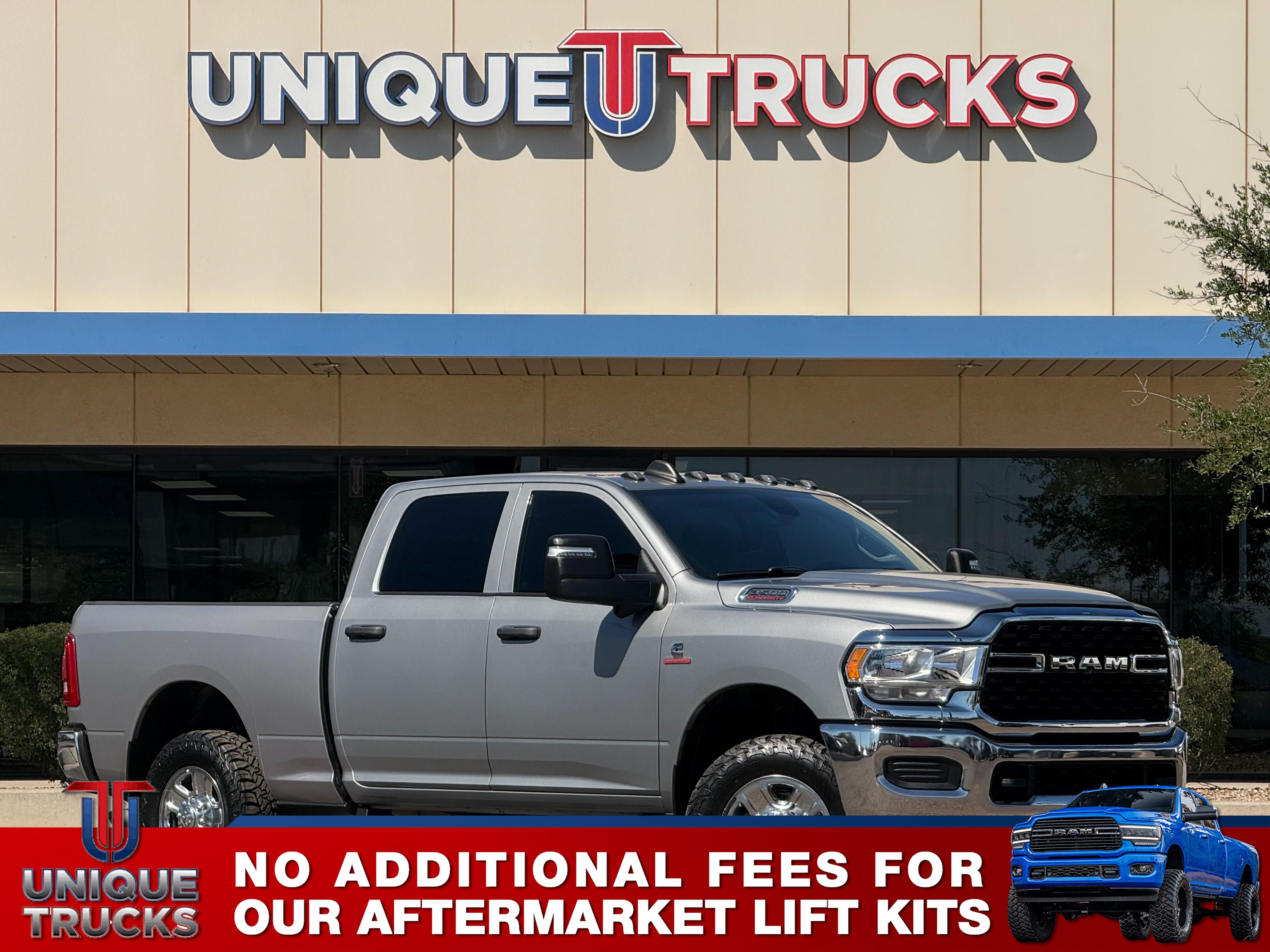 Billet Silver Metallic Clear Coat 2024 RAM 3500 Tradesman Crew Cab 4WD Pickup Truck Four-Wheel Drive Automatic