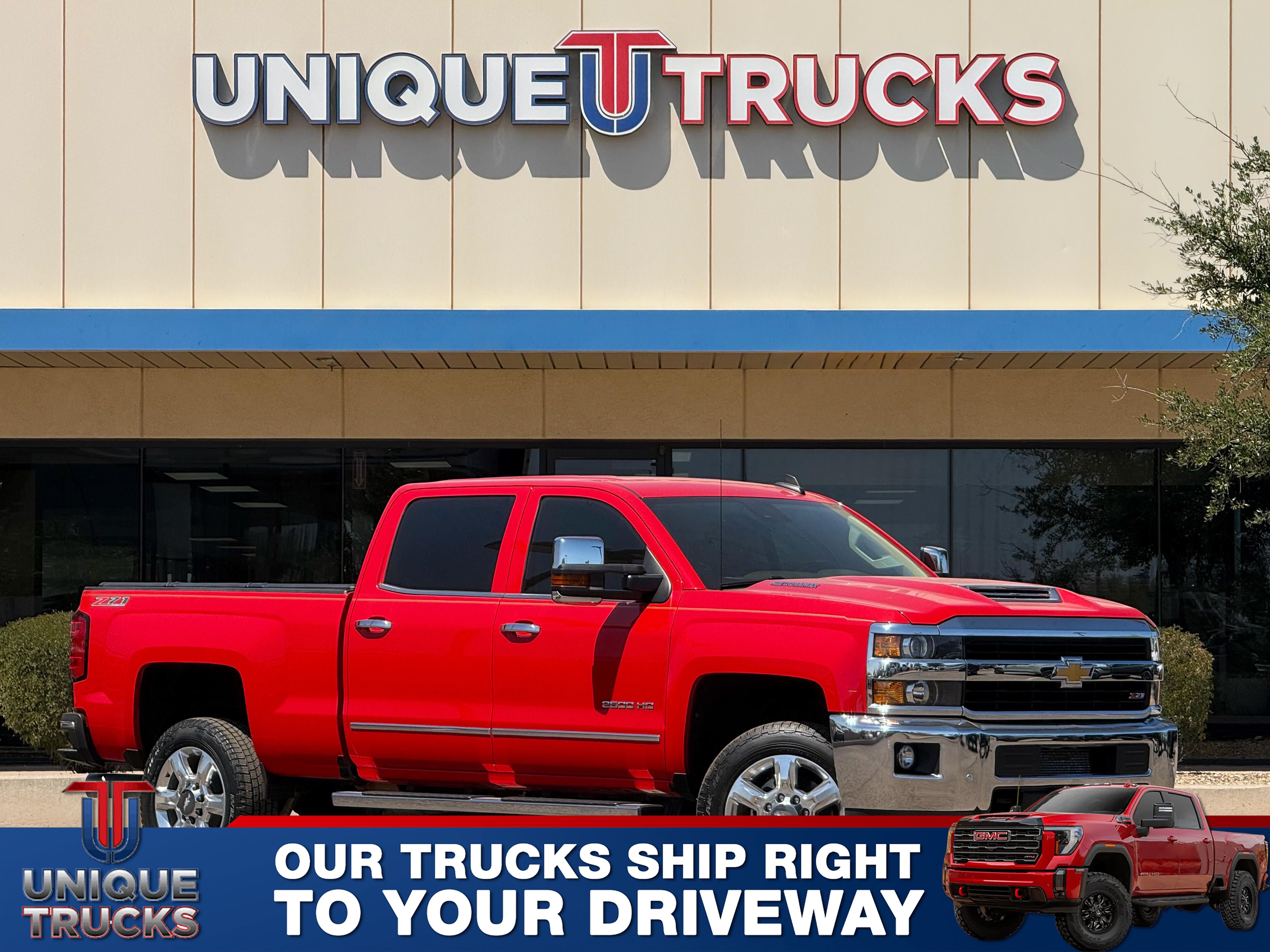 Red Hot 2017 Chevrolet Silverado 2500HD LTZ Crew Cab 4WD Pickup Truck Four-Wheel Drive Automatic
