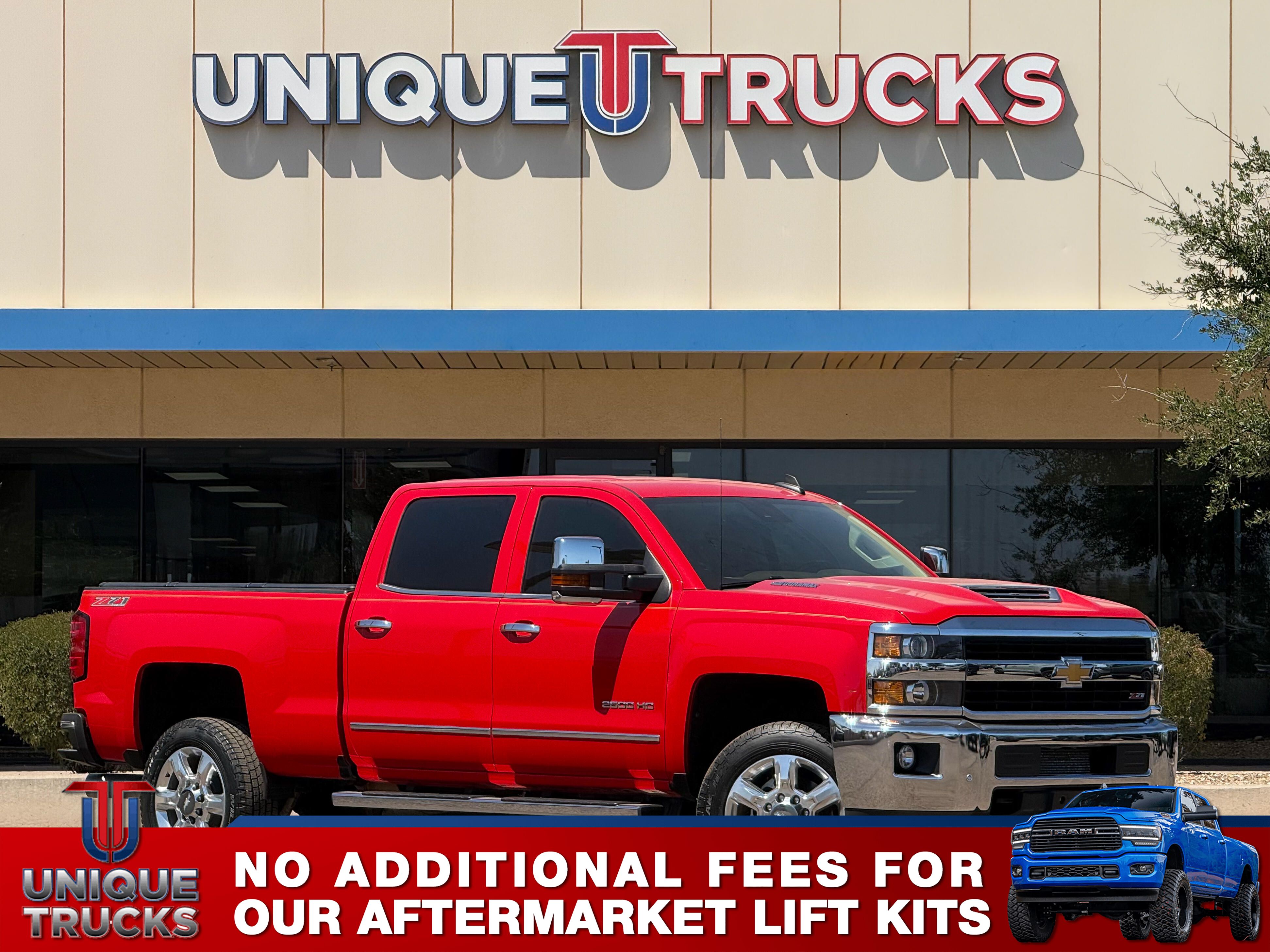 Red Hot 2017 Chevrolet Silverado 2500HD LTZ Crew Cab 4WD Pickup Truck Four-Wheel Drive Automatic