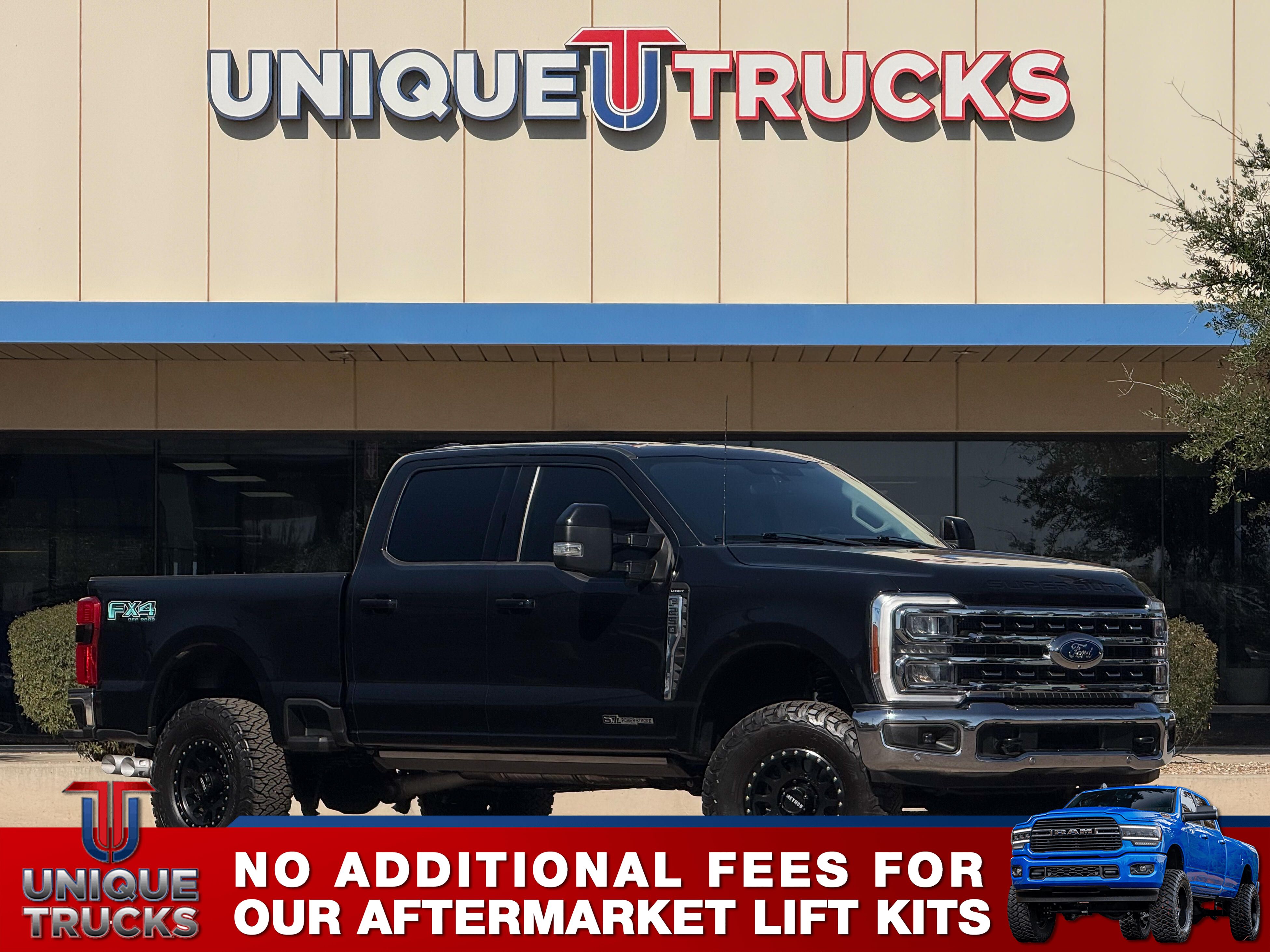 Agate Black 2023 Ford F-250 Super Duty Lariat Crew Cab 4WD Pickup Truck Four-Wheel Drive Automatic