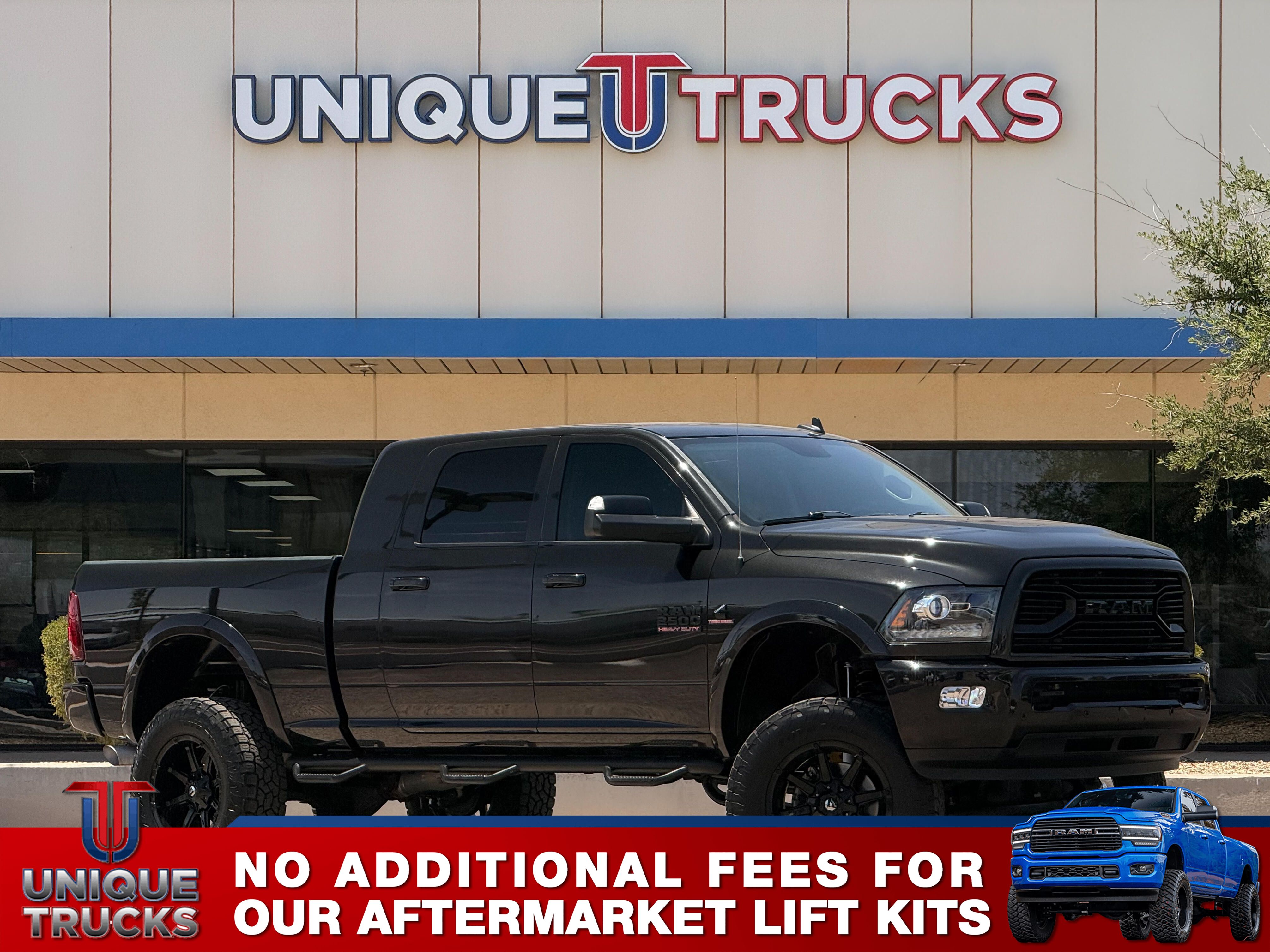 Brilliant Black Crystal Pearl Coat 2018 RAM 2500 Laramie Mega Cab 4WD Pickup Truck Four-Wheel Drive Automatic