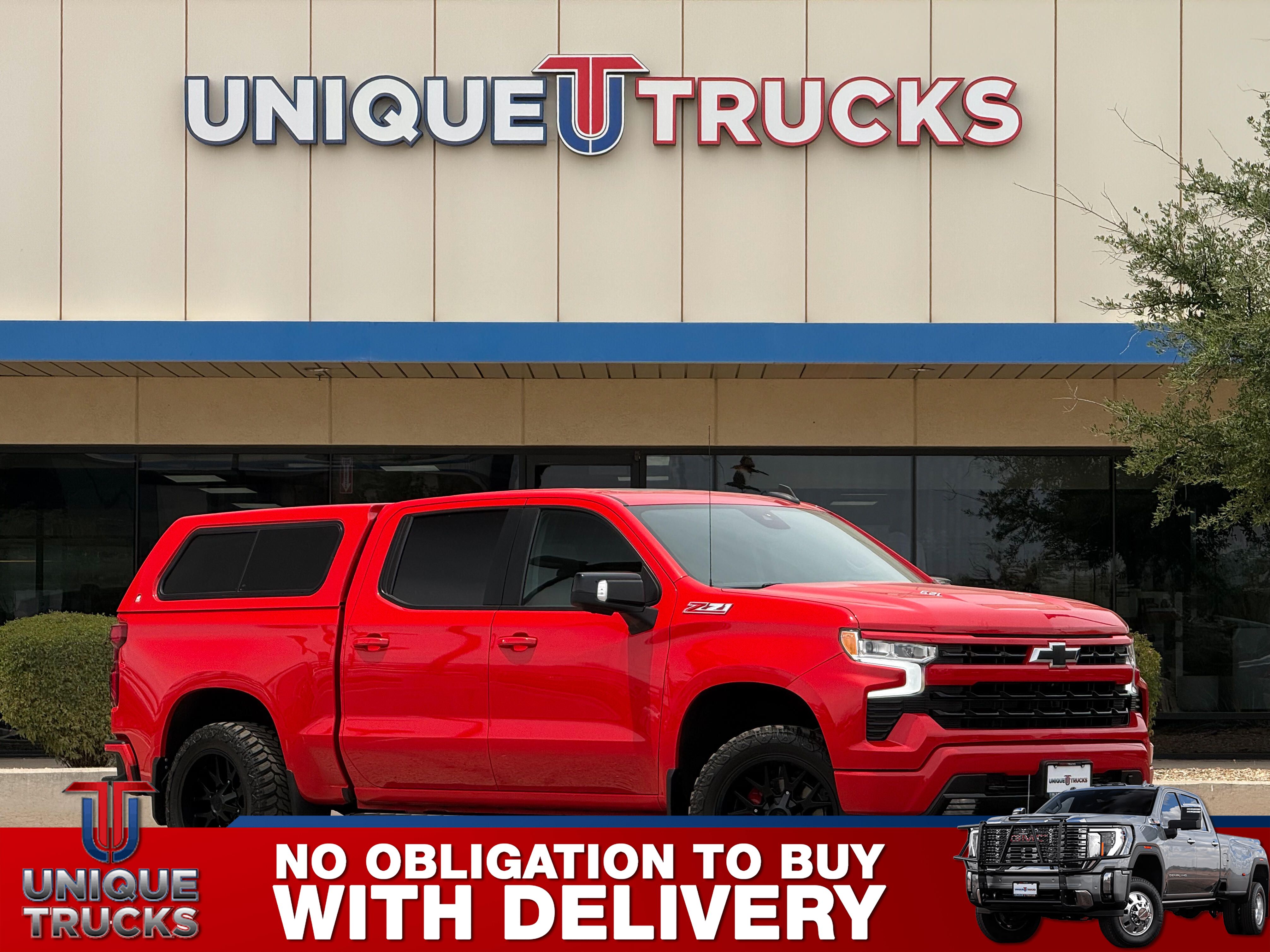 Red Hot 2022 Chevrolet Silverado 1500 Pickup Truck Four-Wheel Drive Automatic
