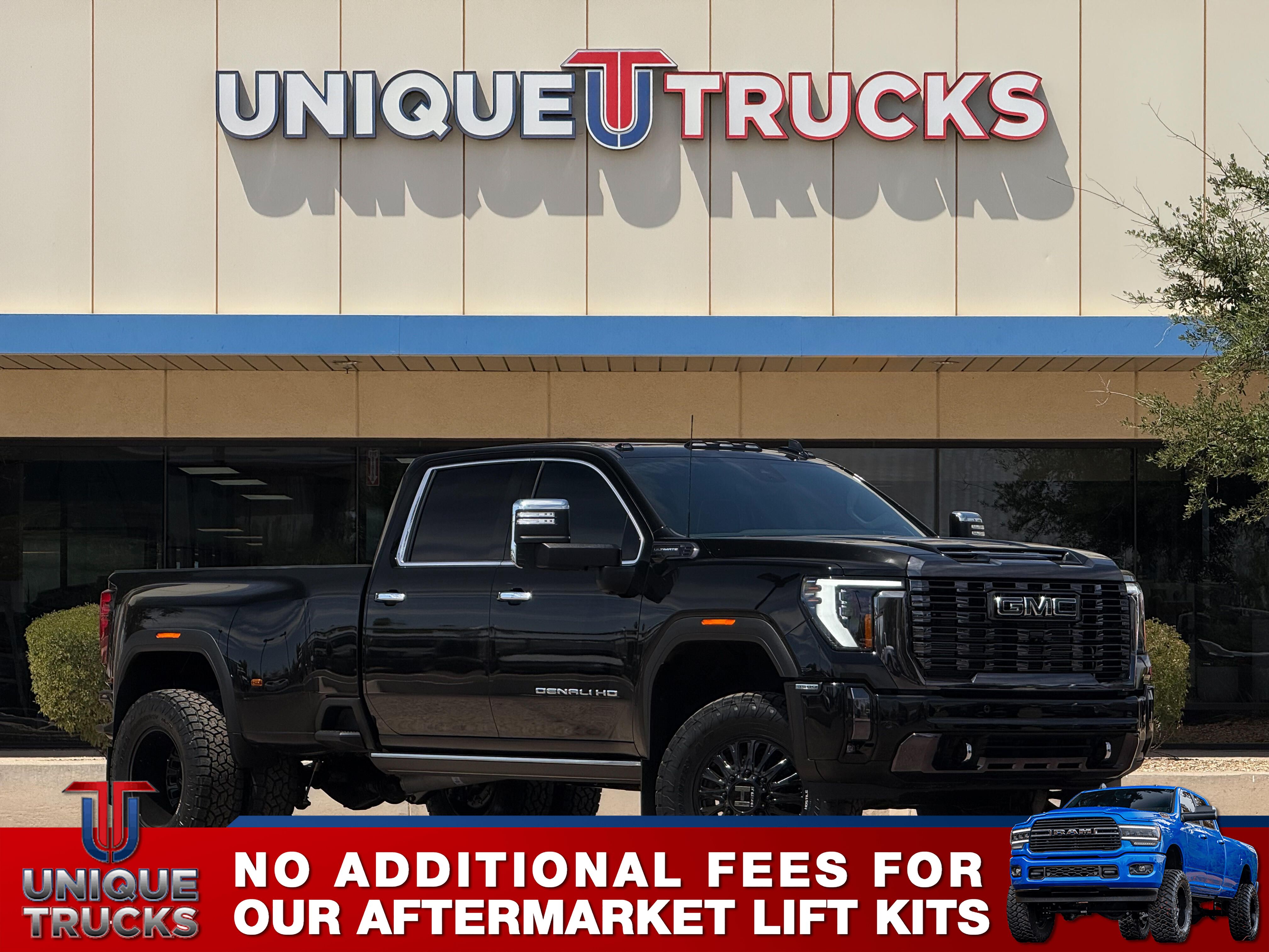 Onyx Black 2024 GMC Sierra 3500HD Denali Ultimate Crew Cab LB DRW 4WD Pickup Truck Four-Wheel Drive Automatic