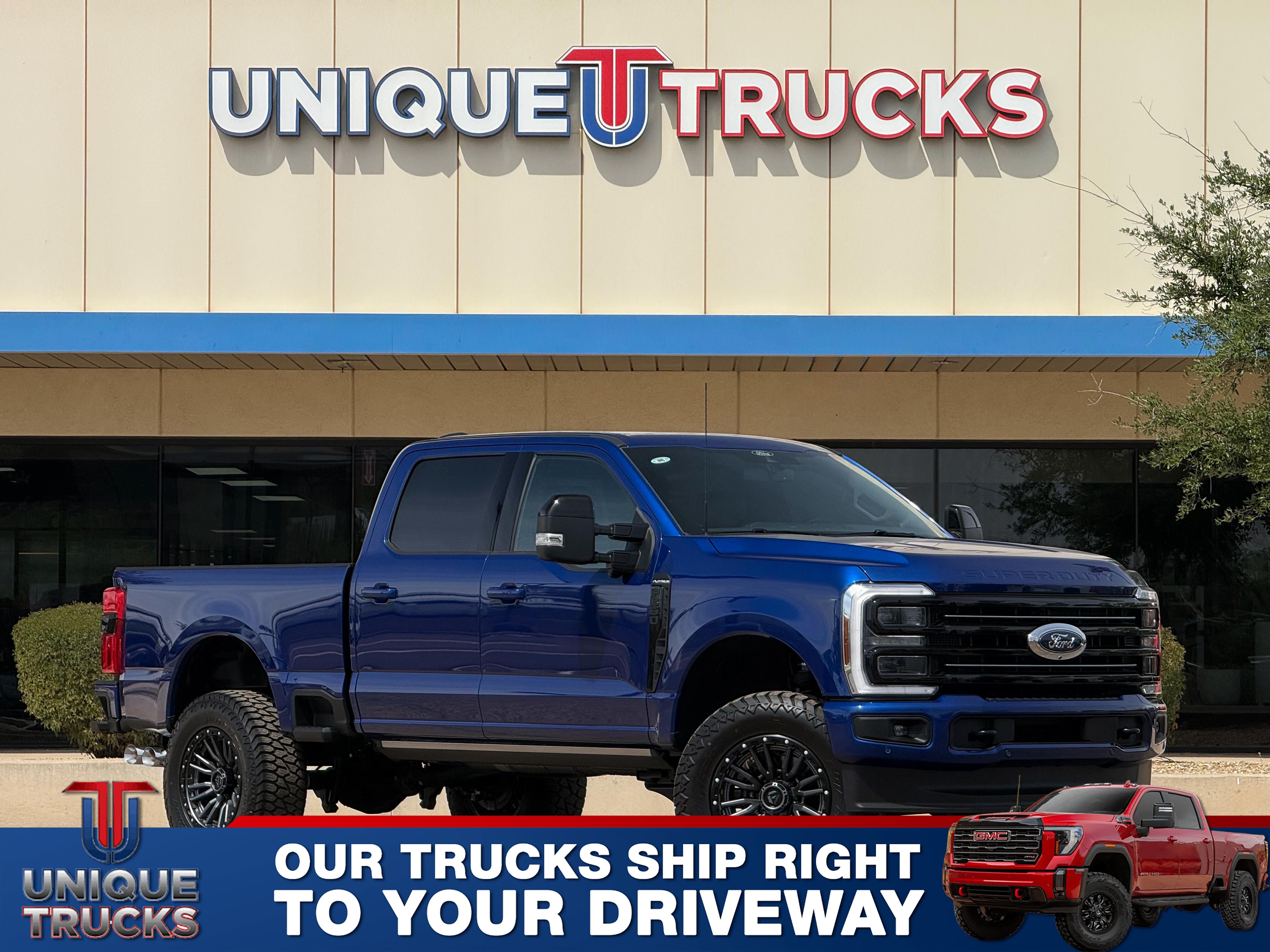 Argon Blue 2026 Ford F-350 Super Duty Platinum Crew Cab 4WD Pickup Truck Four-Wheel Drive Automatic