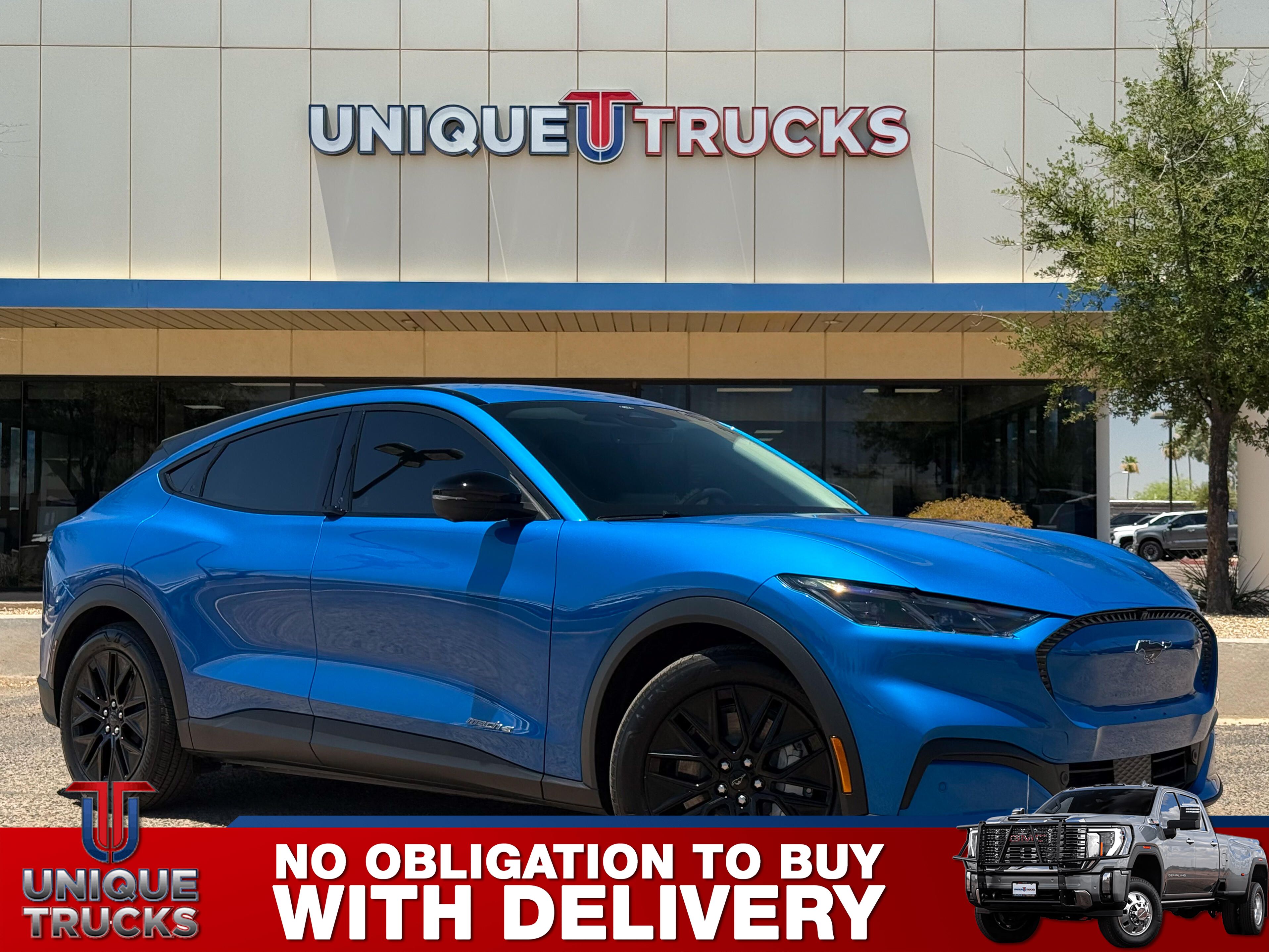 Velocity Blue 2025 Ford Mustang Mach-E SUV / Crossover Rear-Wheel Drive Automatic