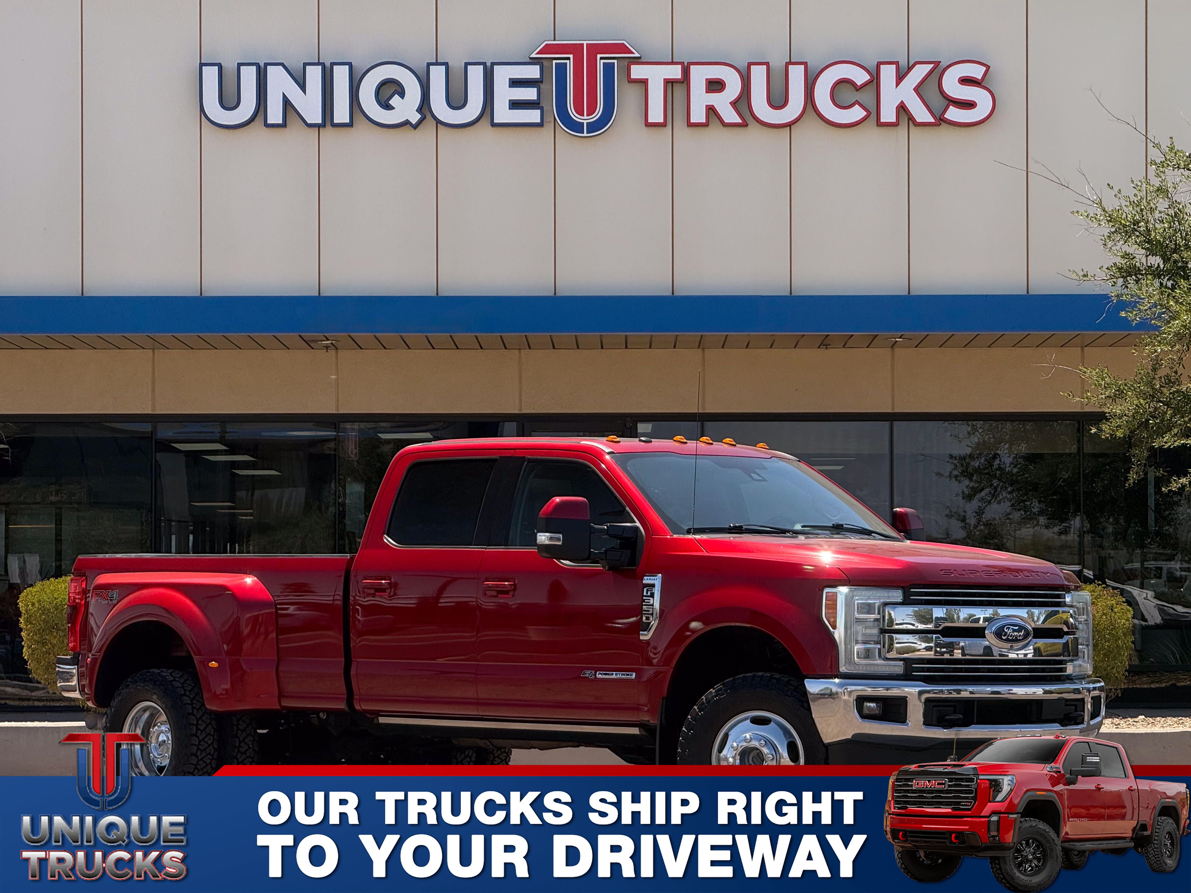 Ruby Red Metallic Tinted Clearcoat 2017 Ford F-350 Super Duty Lariat Crew Cab LB DRW 4WD Pickup Truck Four-Wheel Drive Automatic