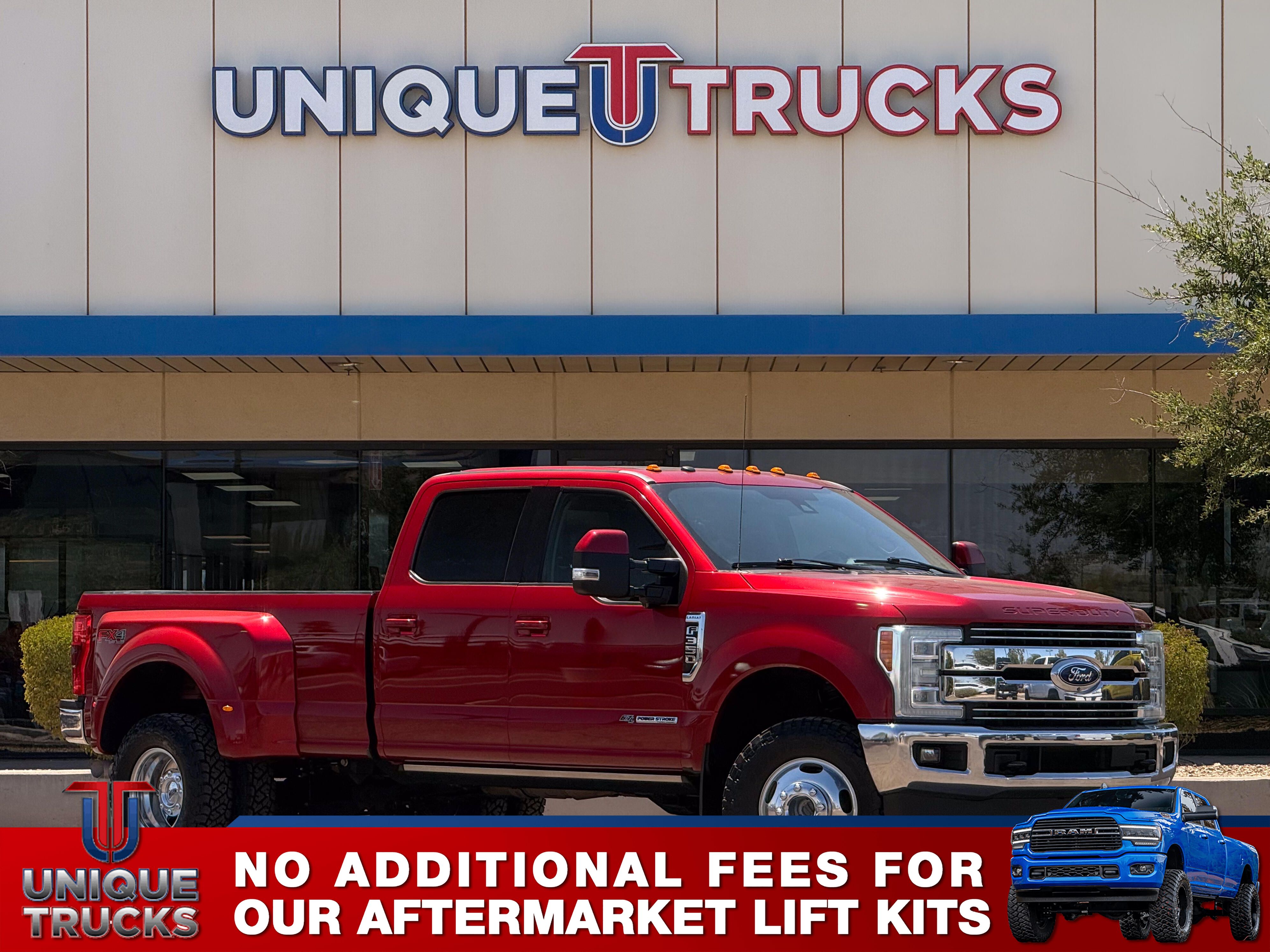 Ruby Red Metallic Tinted Clearcoat 2017 Ford F-350 Super Duty Lariat Crew Cab LB DRW 4WD Pickup Truck Four-Wheel Drive Automatic