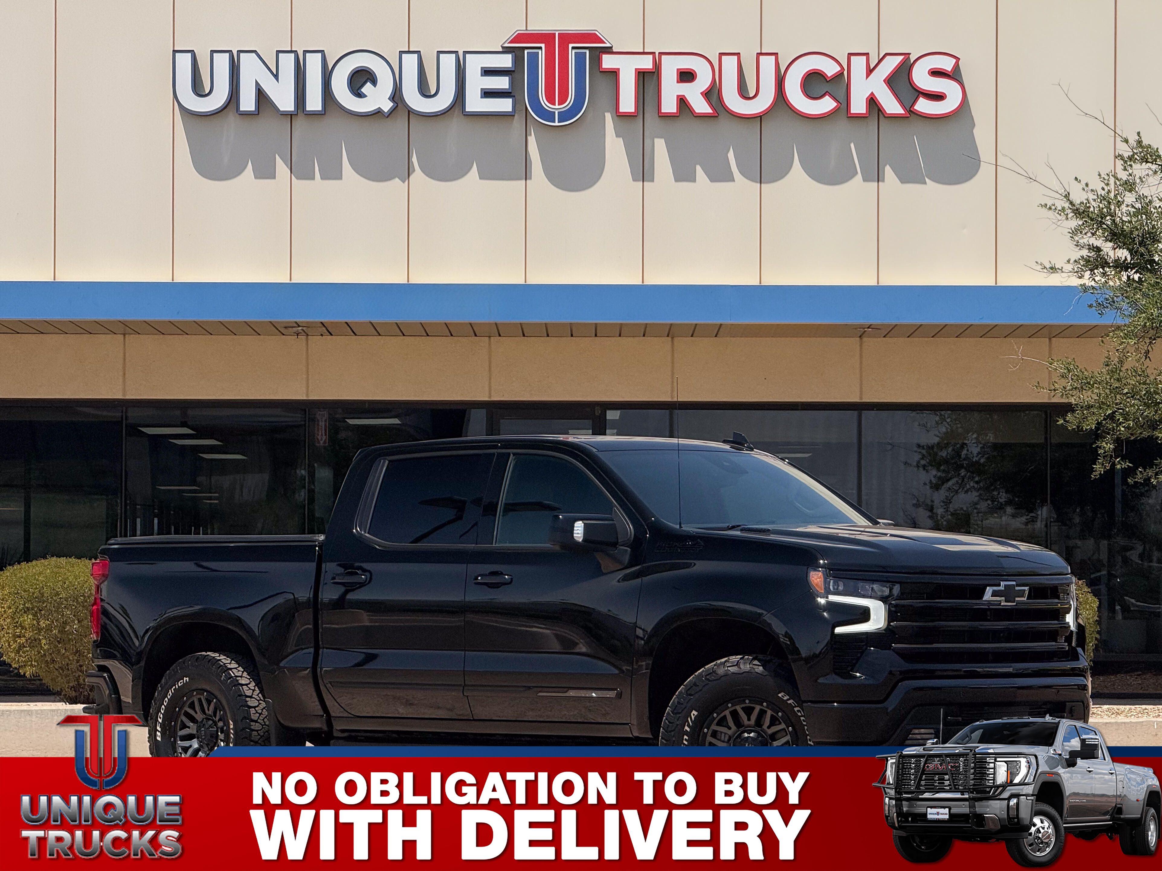 Black 2026 Chevrolet Silverado 1500 Pickup Truck Four-Wheel Drive Automatic