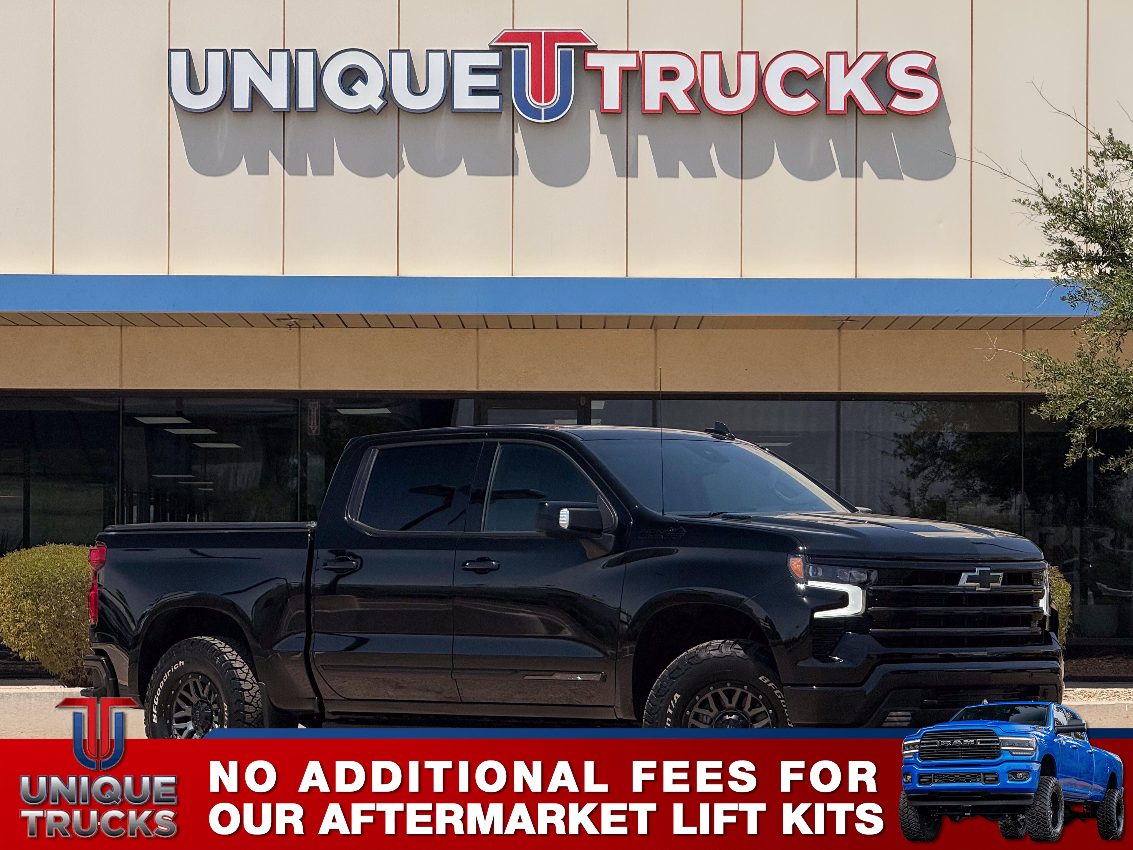 Black 2026 Chevrolet Silverado 1500 High Country Crew Cab 4WD Pickup Truck Four-Wheel Drive Automatic
