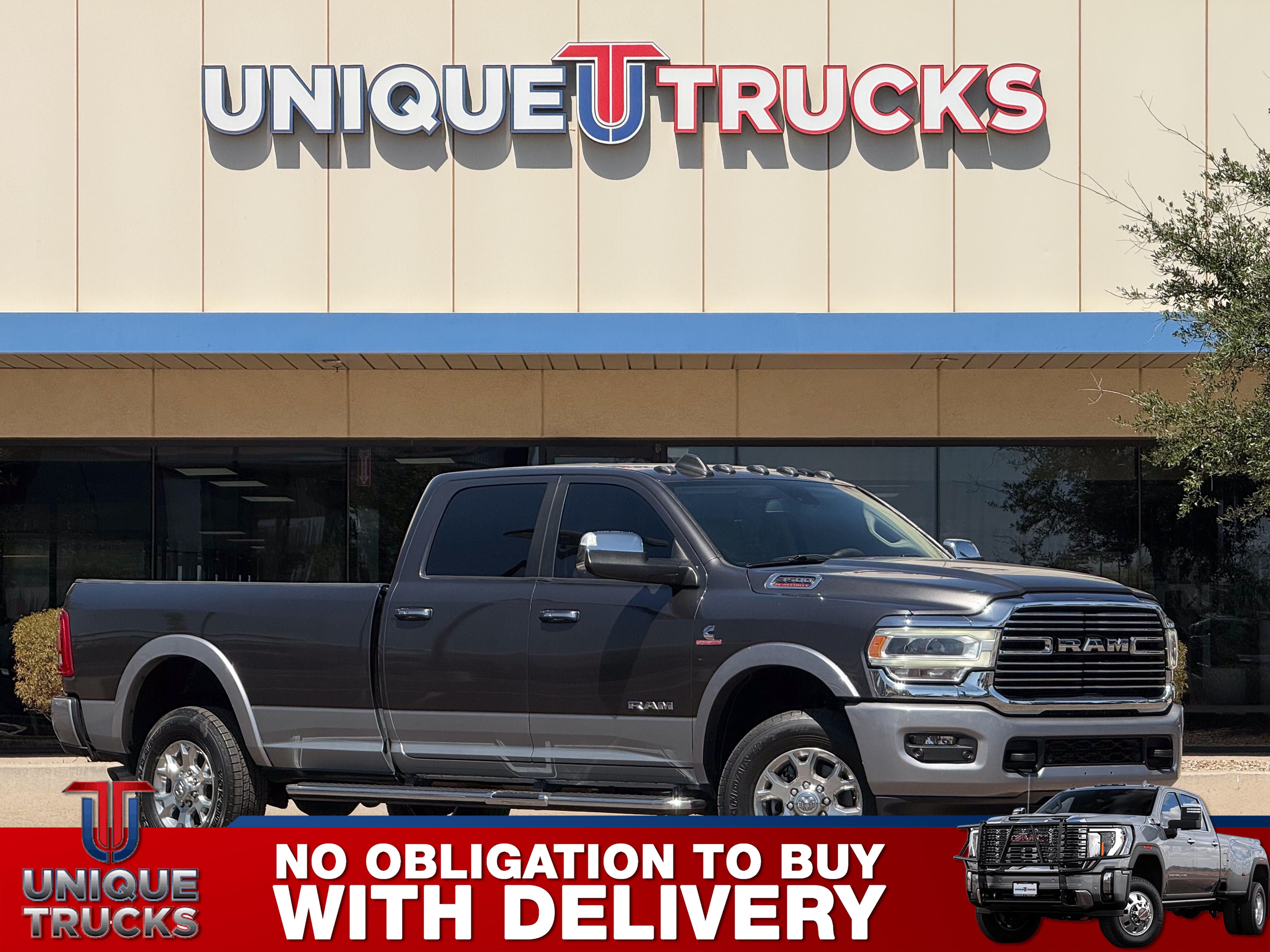 Granite Crystal Metallic Clear Coat/Billet Silver 2020 RAM 3500 Laramie Crew Cab LB 4WD Pickup Truck Four-Wheel Drive Automatic