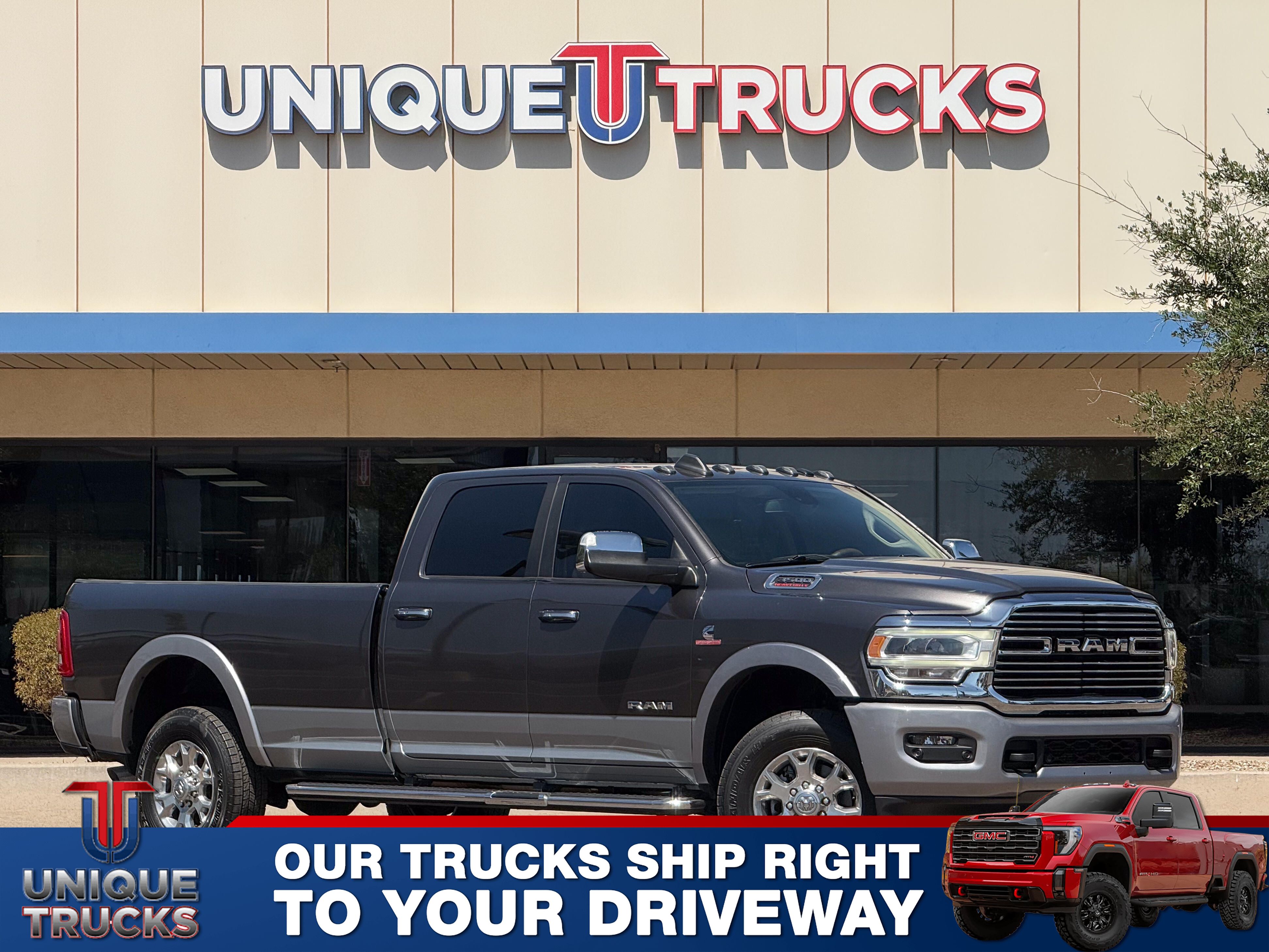 Granite Crystal Metallic Clear Coat/Billet Silver 2020 RAM 3500 Laramie Crew Cab LB 4WD Pickup Truck Four-Wheel Drive Automatic