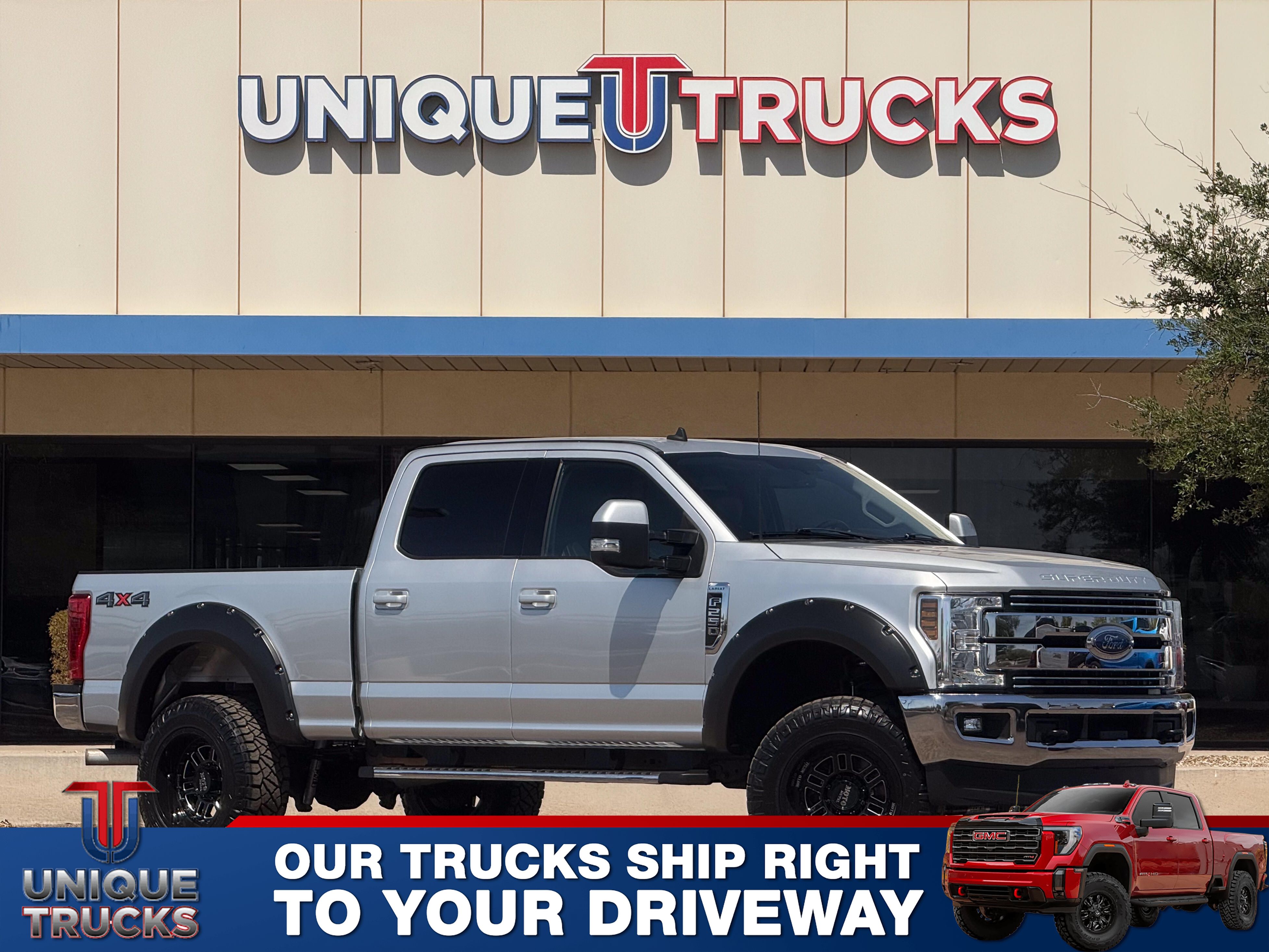 Ingot Silver 2019 Ford F-250 Super Duty Lariat Crew Cab 4WD Pickup Truck Four-Wheel Drive Automatic