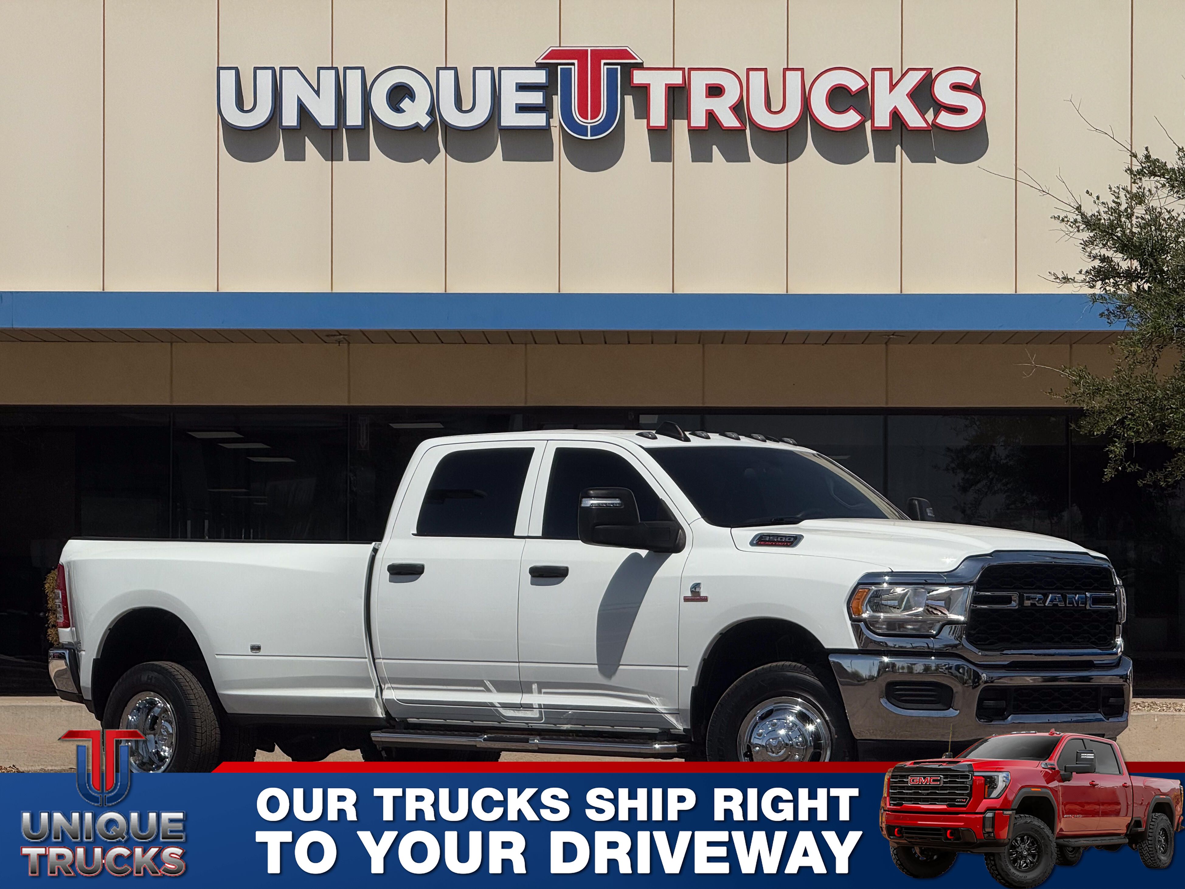 Bright White Clear Coat 2024 RAM 3500 Pickup Truck Four-Wheel Drive Automatic