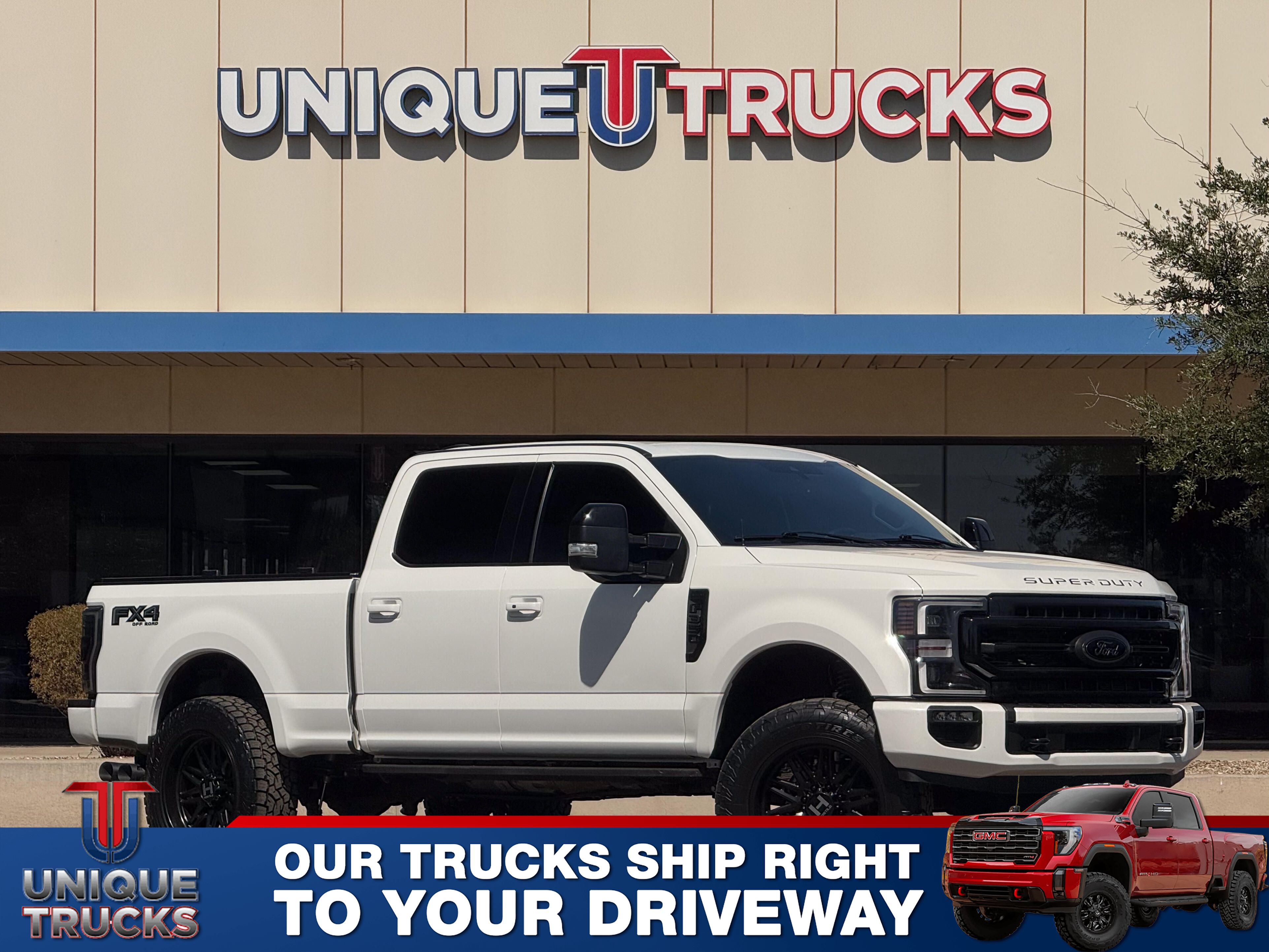 Star White Metallic Tri-Coat 2022 Ford F-350 Super Duty Lariat Crew Cab 4WD Pickup Truck Four-Wheel Drive Automatic