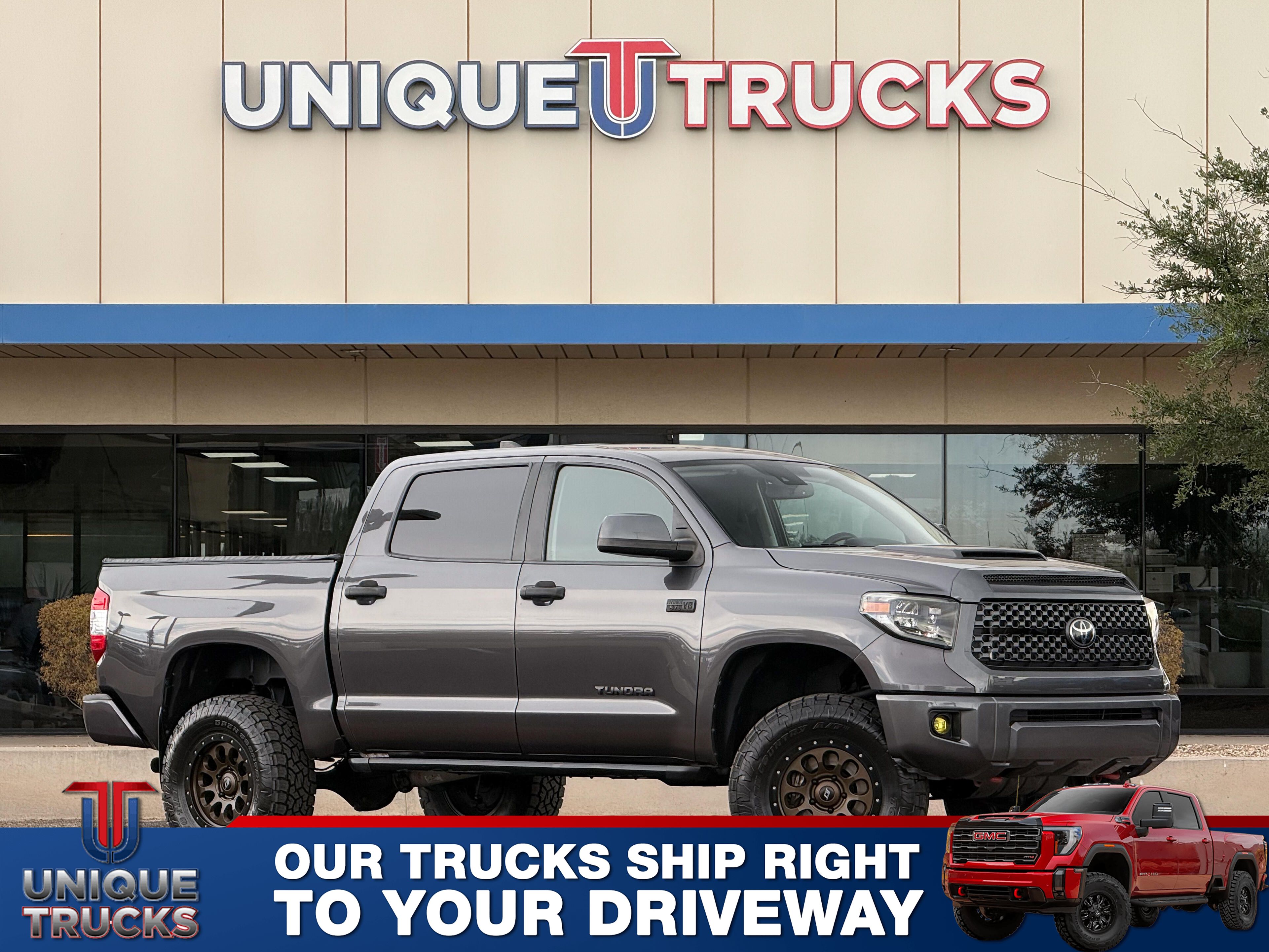 Magnetic Gray Metallic 2021 Toyota Tundra Pickup Truck Four-Wheel Drive Automatic