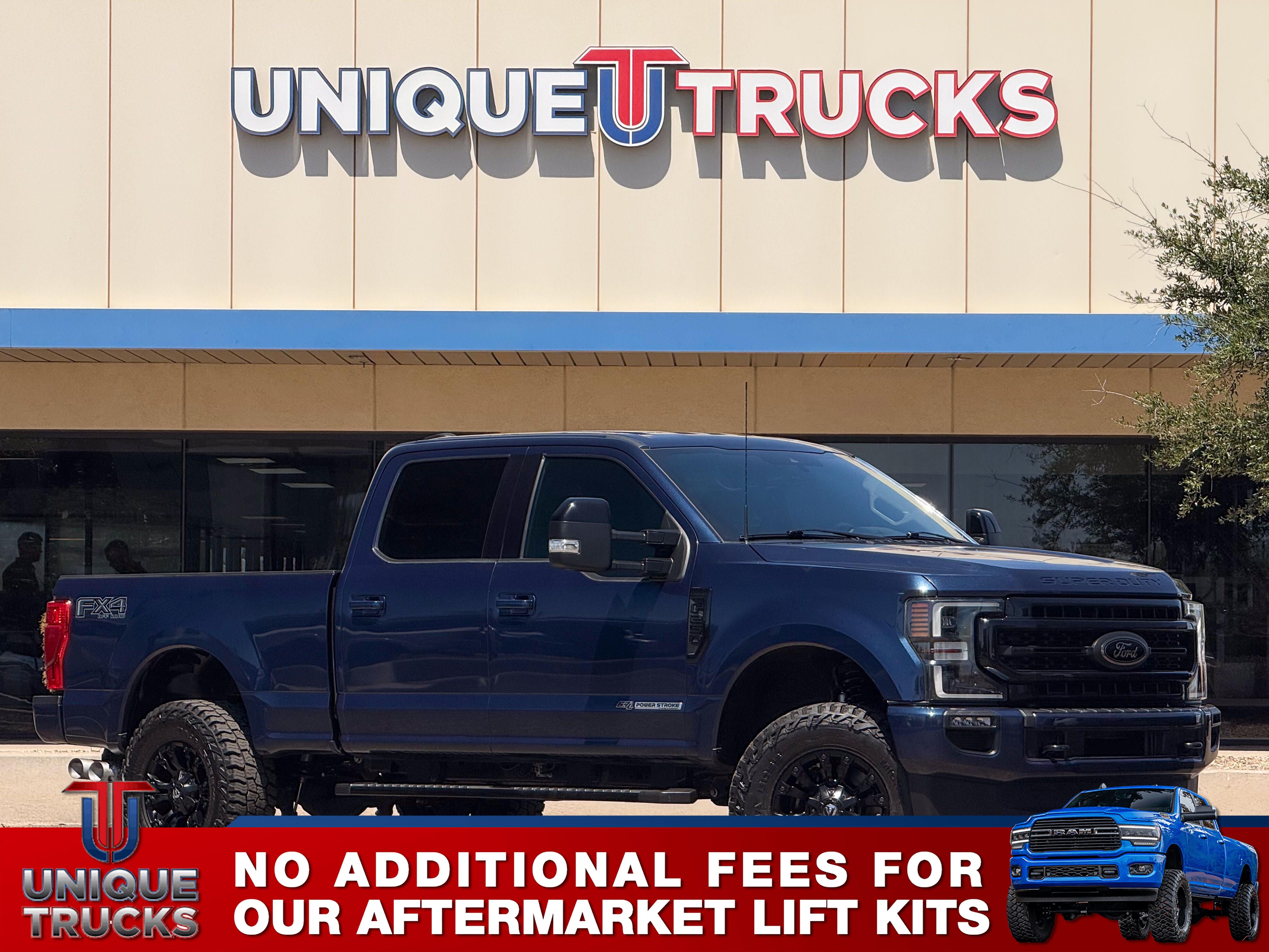 Blue Jeans 2020 Ford F-250 Super Duty Lariat Crew Cab 4WD Pickup Truck Four-Wheel Drive Automatic