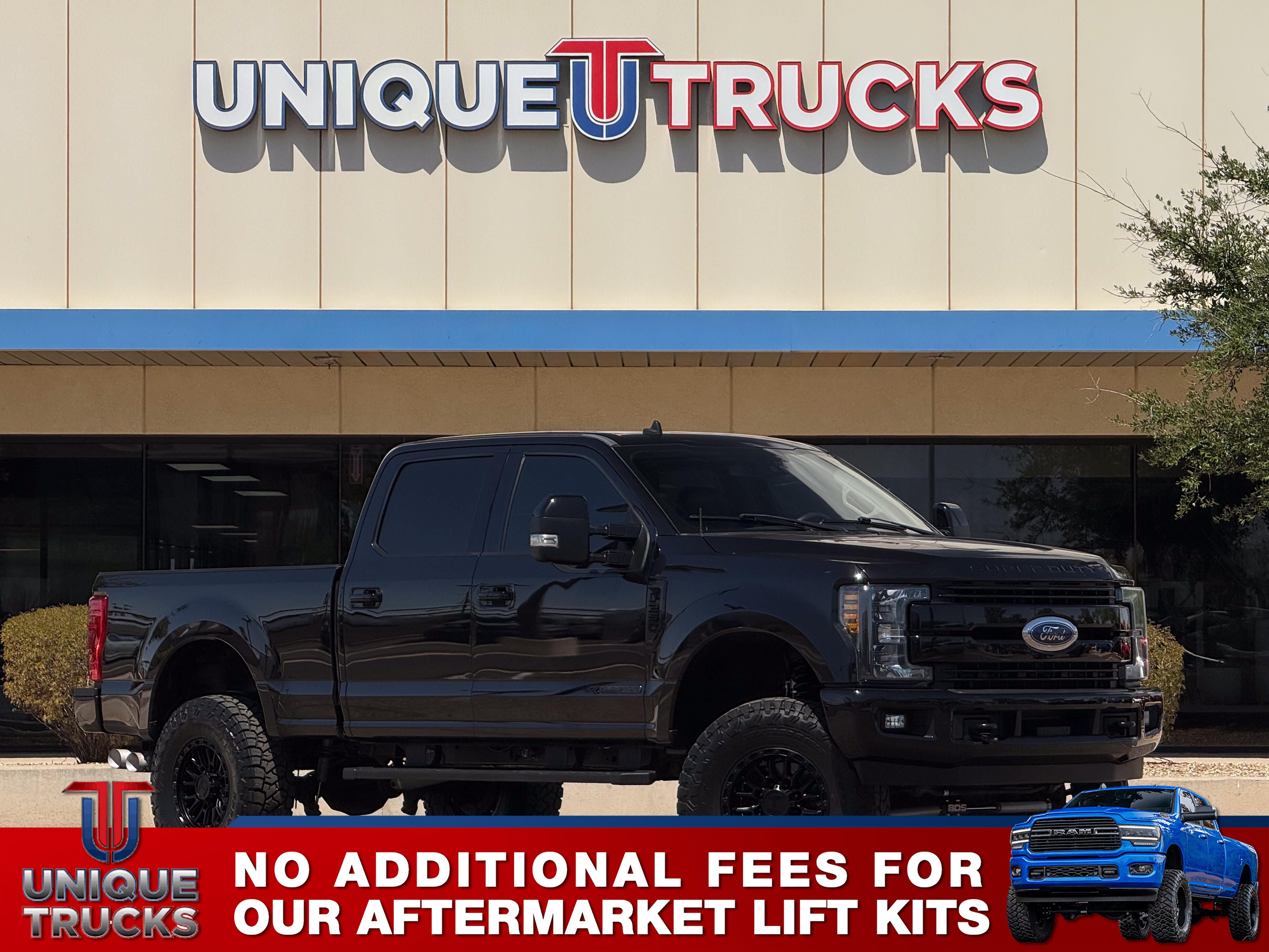 Agate Black 2019 Ford F-250 Super Duty Lariat Crew Cab 4WD Pickup Truck Four-Wheel Drive Automatic
