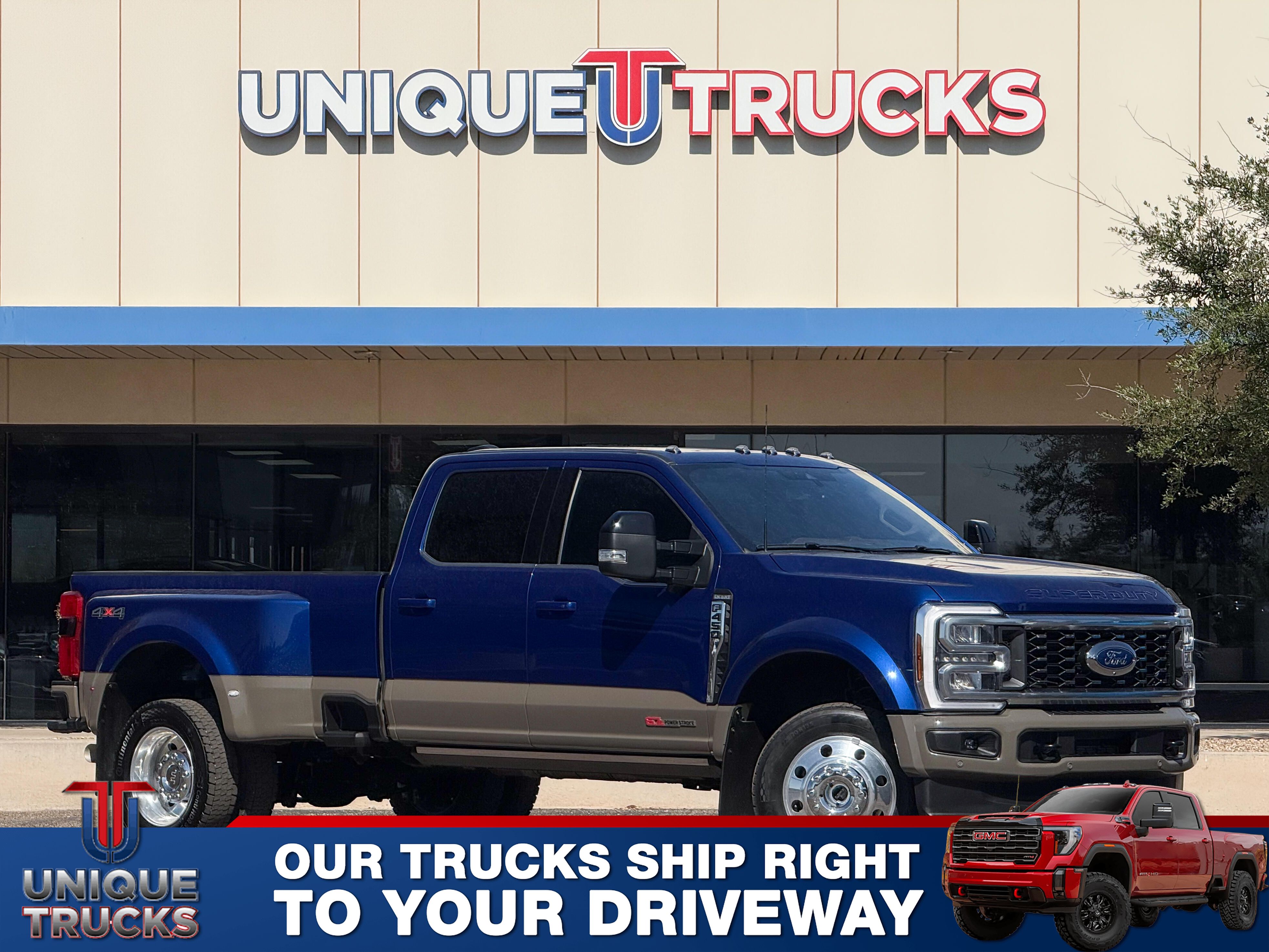 Argon Blue/Marsh Gray 2026 Ford F-450 Super Duty Pickup Truck Four-Wheel Drive Automatic