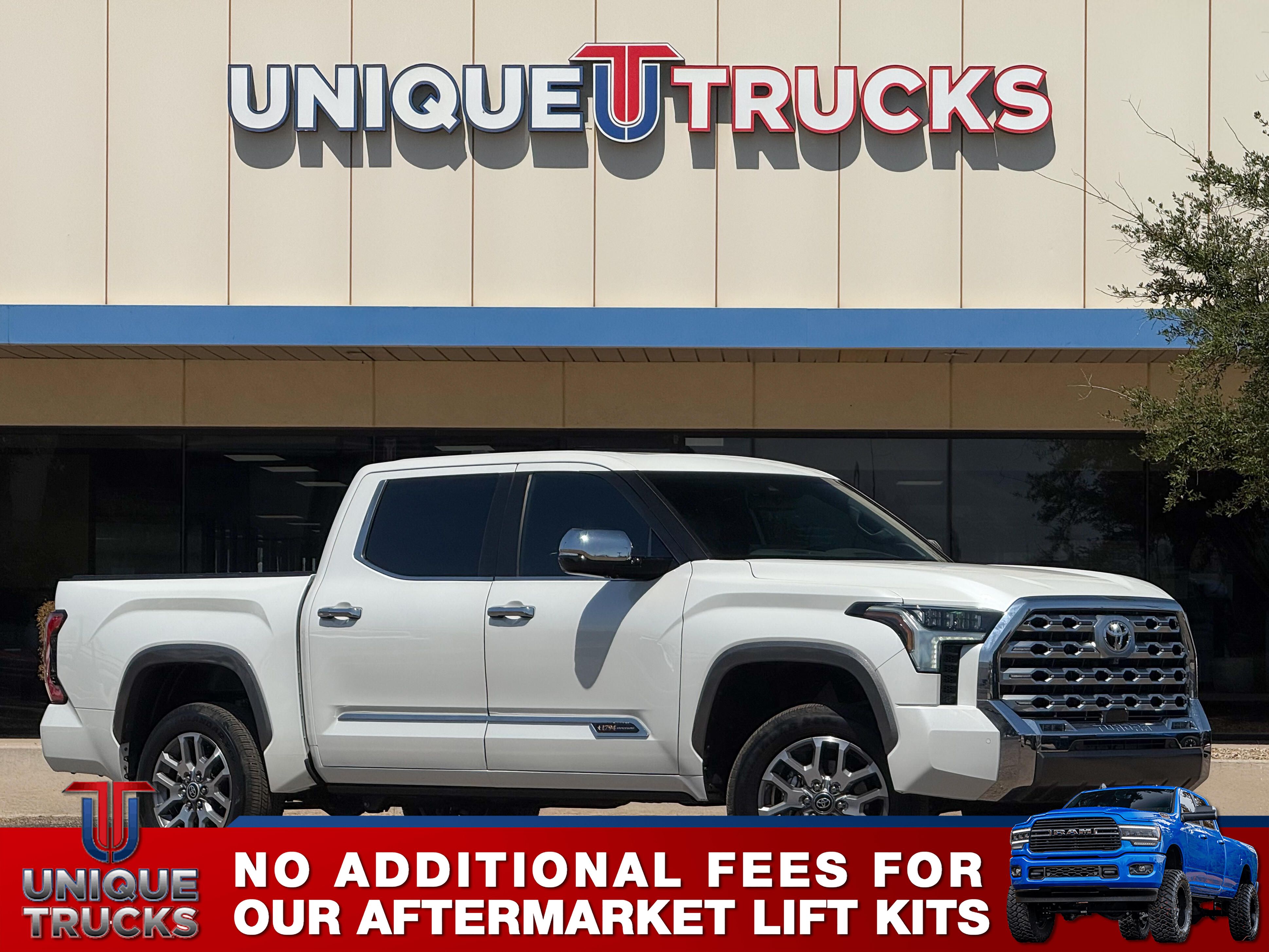 White (Wind Chill Pearl) 2024 Toyota Tundra 1794 Edition CrewMax Cab 4WD Pickup Truck Four-Wheel Drive Automatic