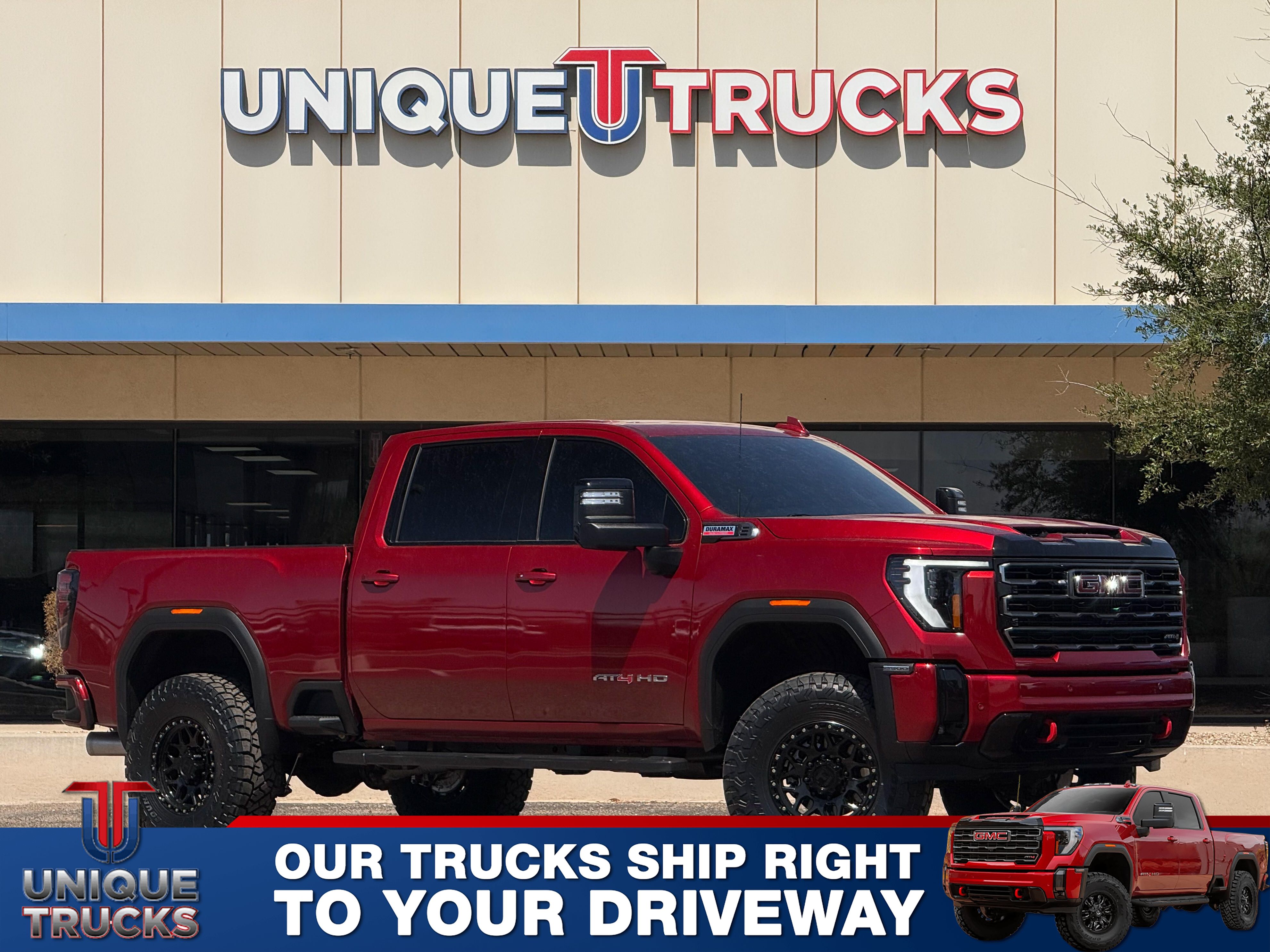 Volcanic Red Tintcoat 2026 GMC Sierra 2500HD Pickup Truck Four-Wheel Drive Automatic