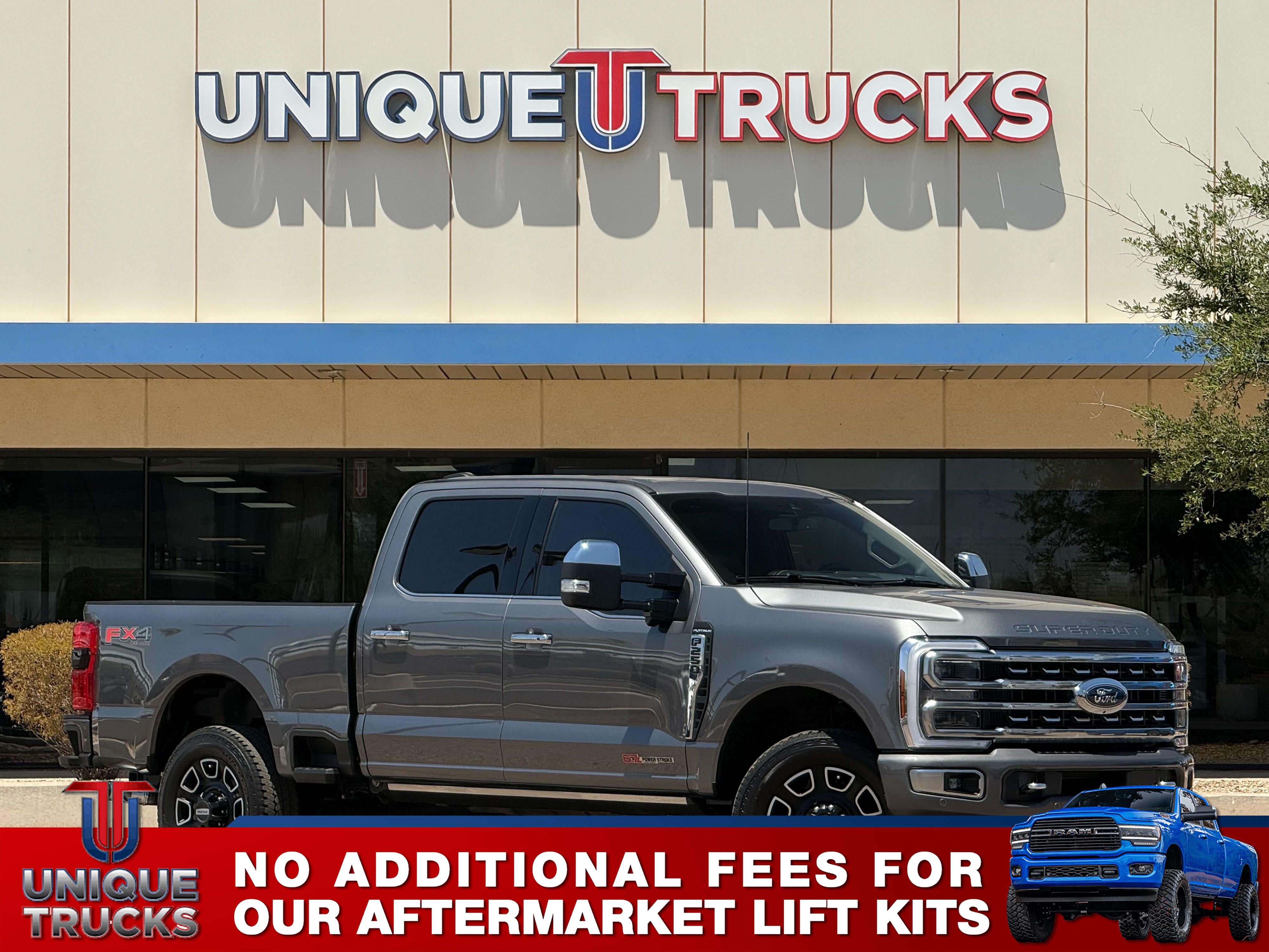 Carbonized Gray 2024 Ford F-250 Super Duty Platinum Crew Cab 4WD Pickup Truck Four-Wheel Drive Automatic